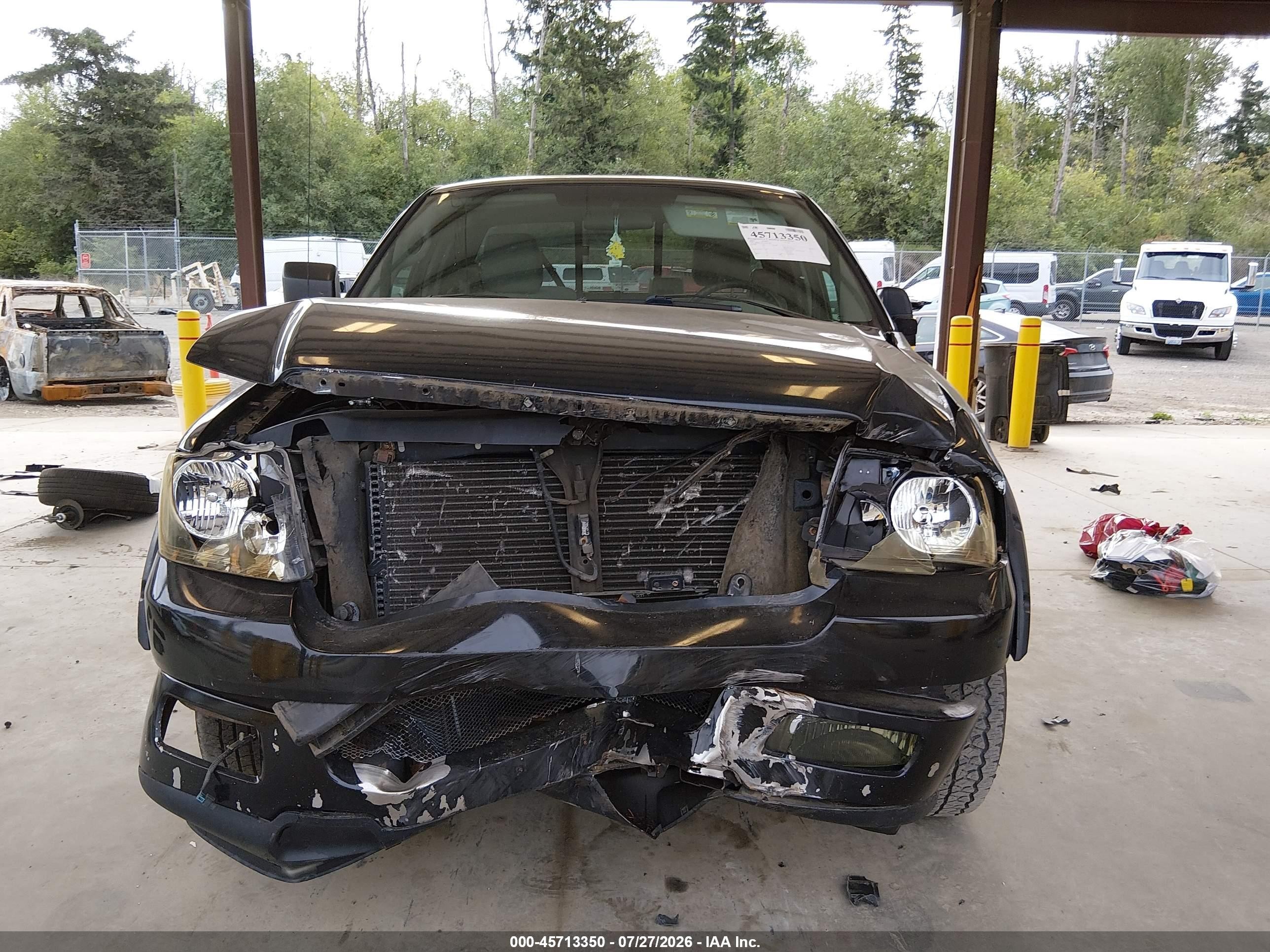 2005 Ford F-150 Stx/xl/xlt Black vin: 1FTRF12W55NA43496