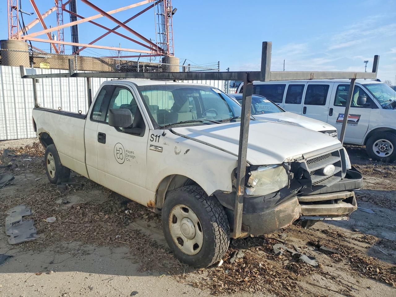 2006 Ford F150 White vin: 1FTRF12W56KD56972