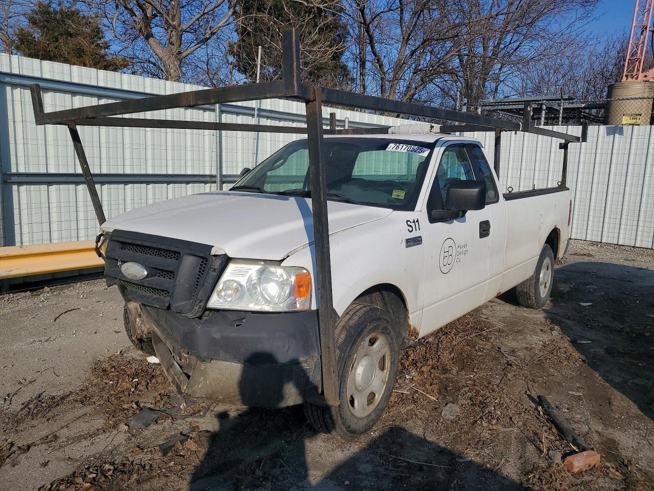 2006 Ford F150 White vin: 1FTRF12W56KD56972
