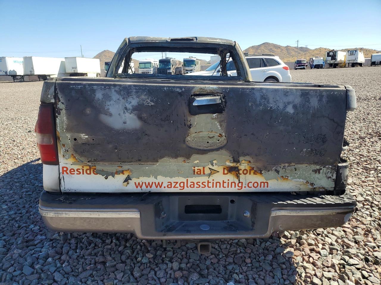 2007 Ford F150 Burn vin: 1FTRF12W57KC58252