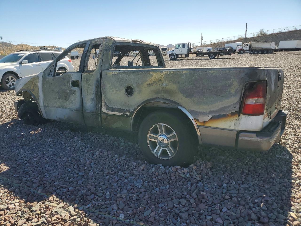 2007 Ford F150 Burn vin: 1FTRF12W57KC58252