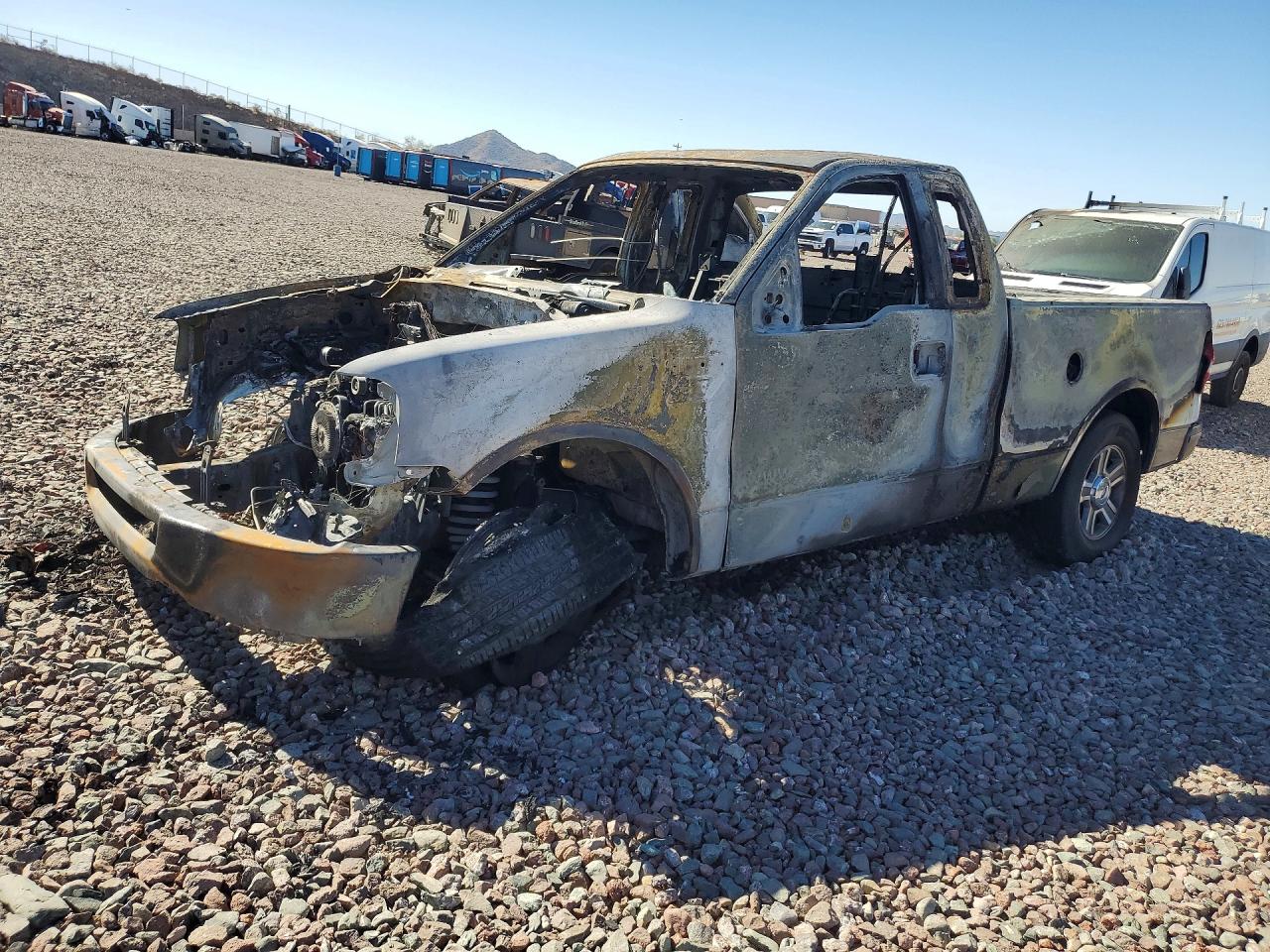 2007 Ford F150 Burn vin: 1FTRF12W57KC58252