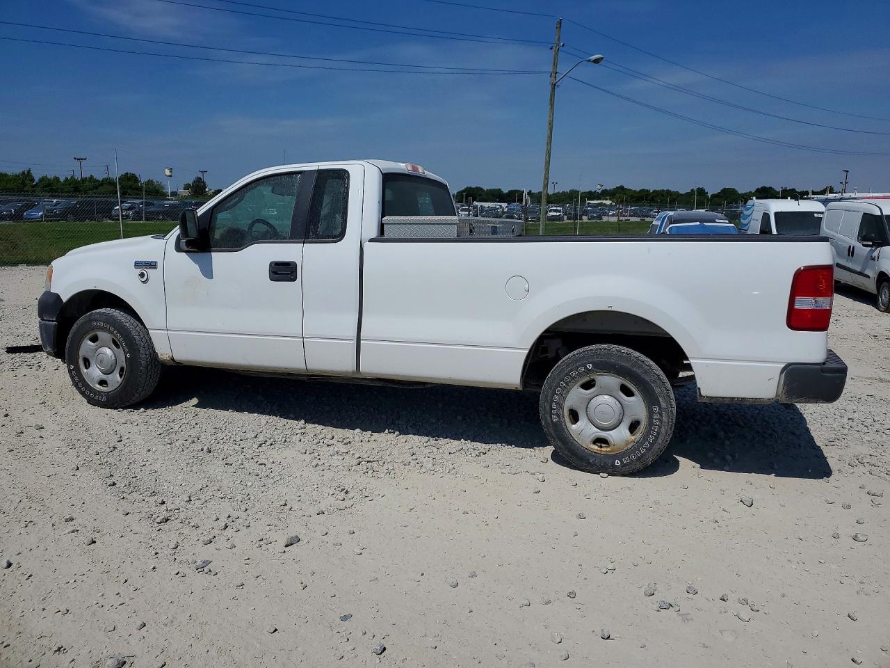 2007 Ford F150 White vin: 1FTRF12W57KD54057