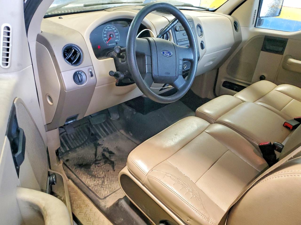 2007 Ford F150 White vin: 1FTRF12W57KD54057