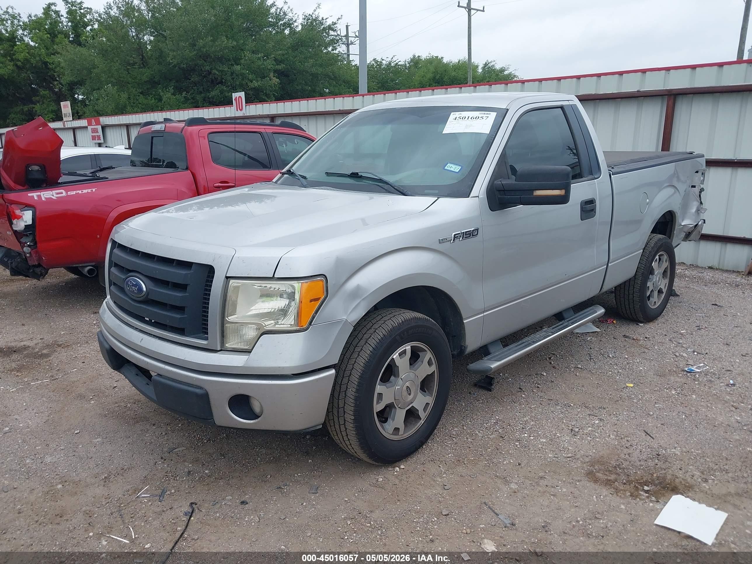 2009 Ford F-150 Stx/xl/xlt Silver vin: 1FTRF12W59KB06393