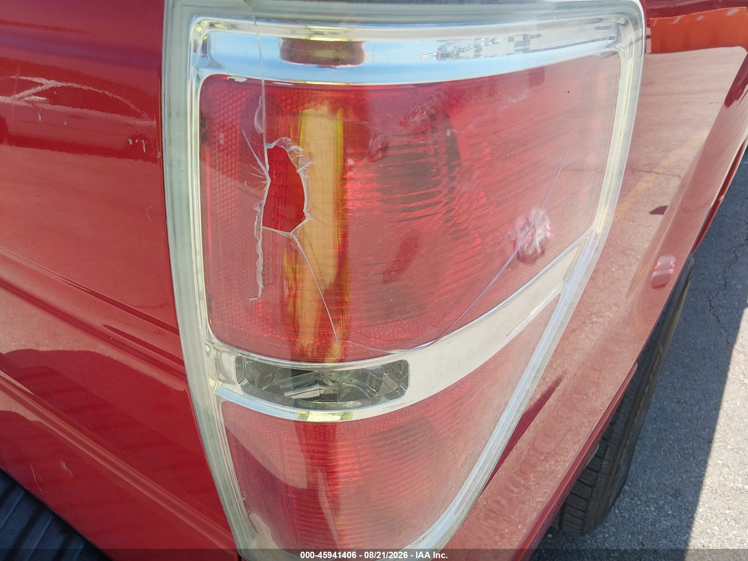 2009 Ford F-150 Stx/xl/xl W/midbox Prep/xlt/xlt W/midbox Prep Red vin: 1FTRF12W59KC43723