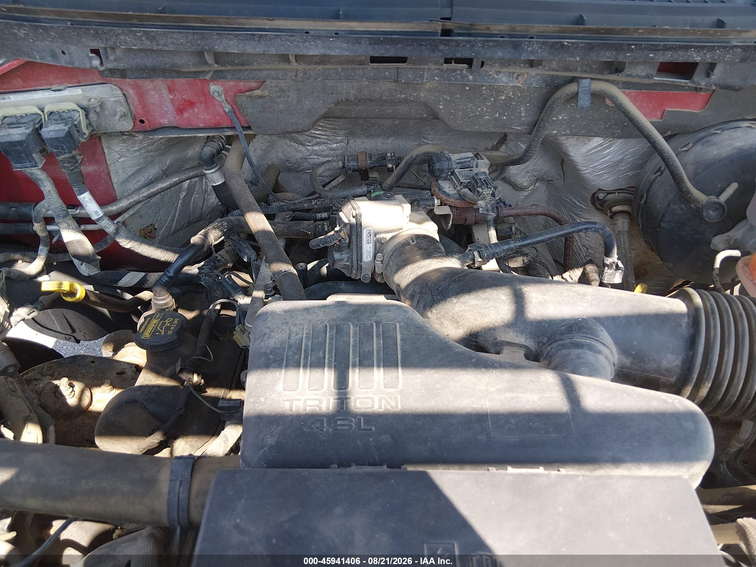 2009 Ford F-150 Stx/xl/xl W/midbox Prep/xlt/xlt W/midbox Prep Red vin: 1FTRF12W59KC43723