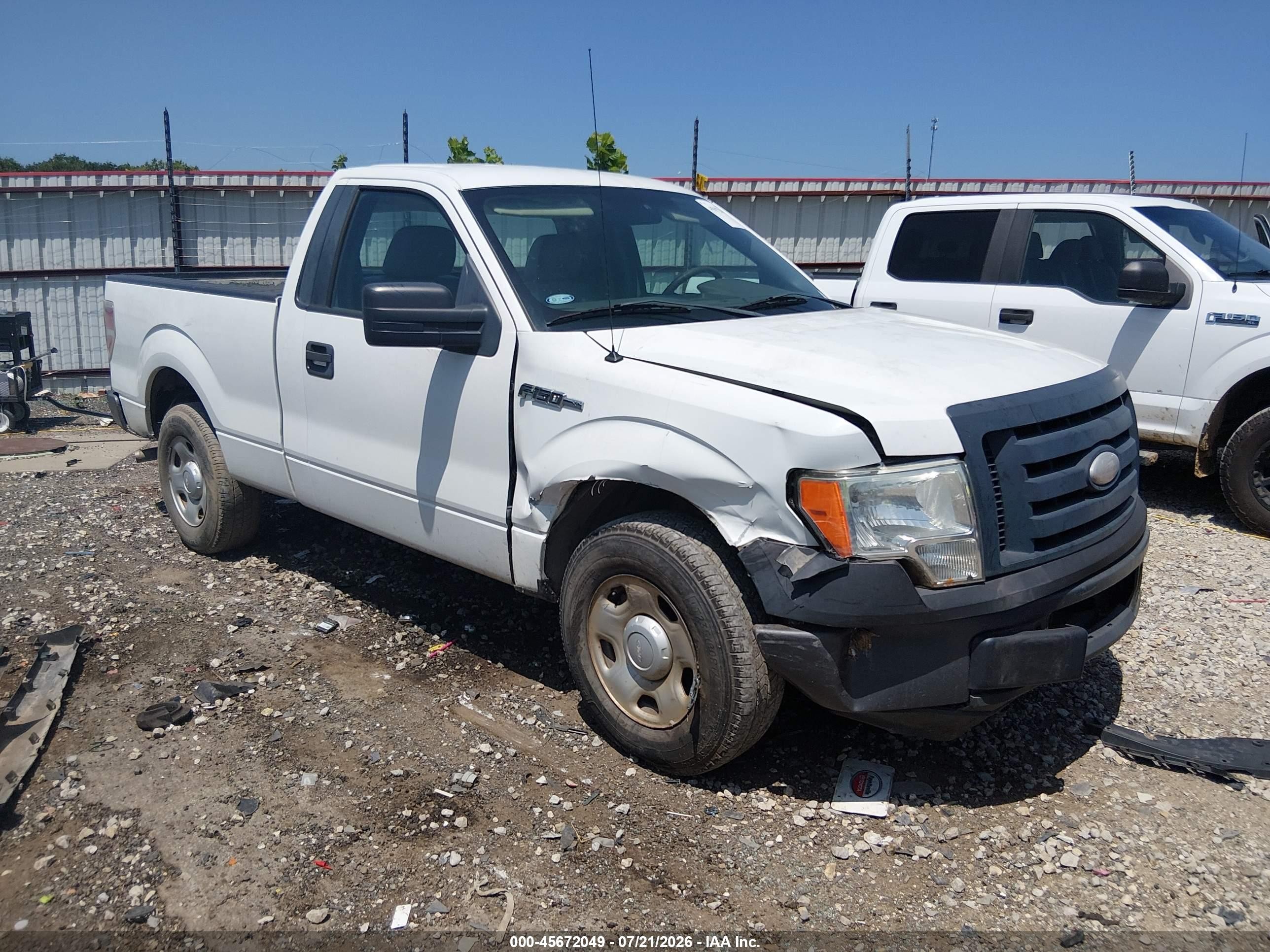 2009 Ford F-150 Stx/xl/xl W/midbox Prep/xlt/xlt W/midbox Prep White vin: 1FTRF12W59KC60893