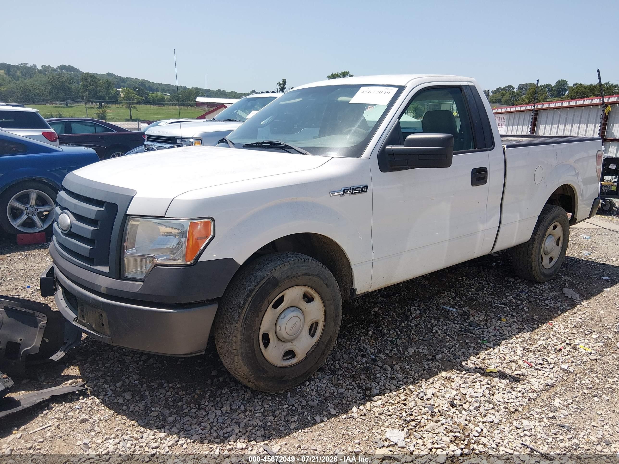 2009 Ford F-150 Stx/xl/xl W/midbox Prep/xlt/xlt W/midbox Prep Белый vin: 1FTRF12W59KC60893