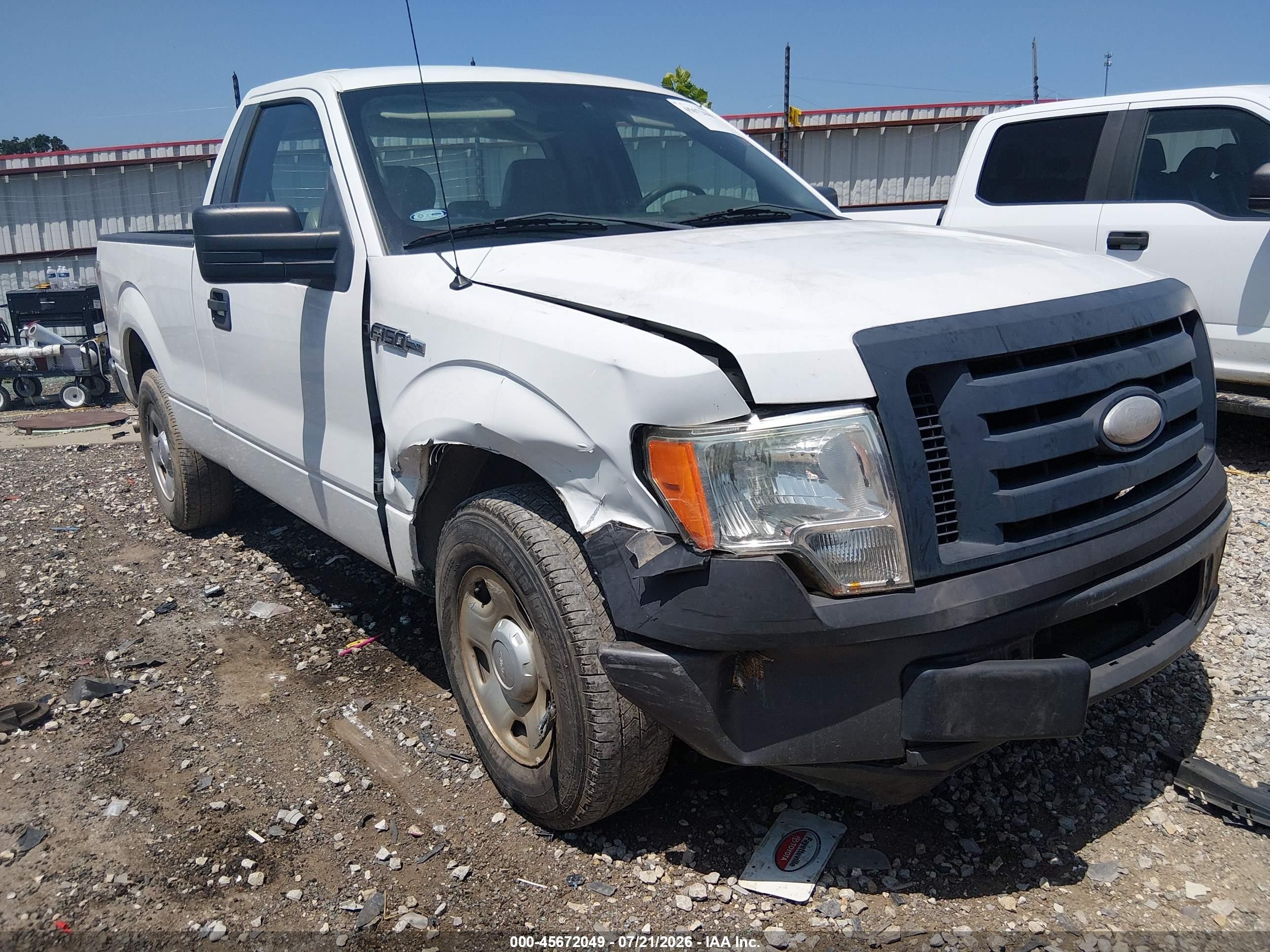2009 Ford F-150 Stx/xl/xl W/midbox Prep/xlt/xlt W/midbox Prep Белый vin: 1FTRF12W59KC60893