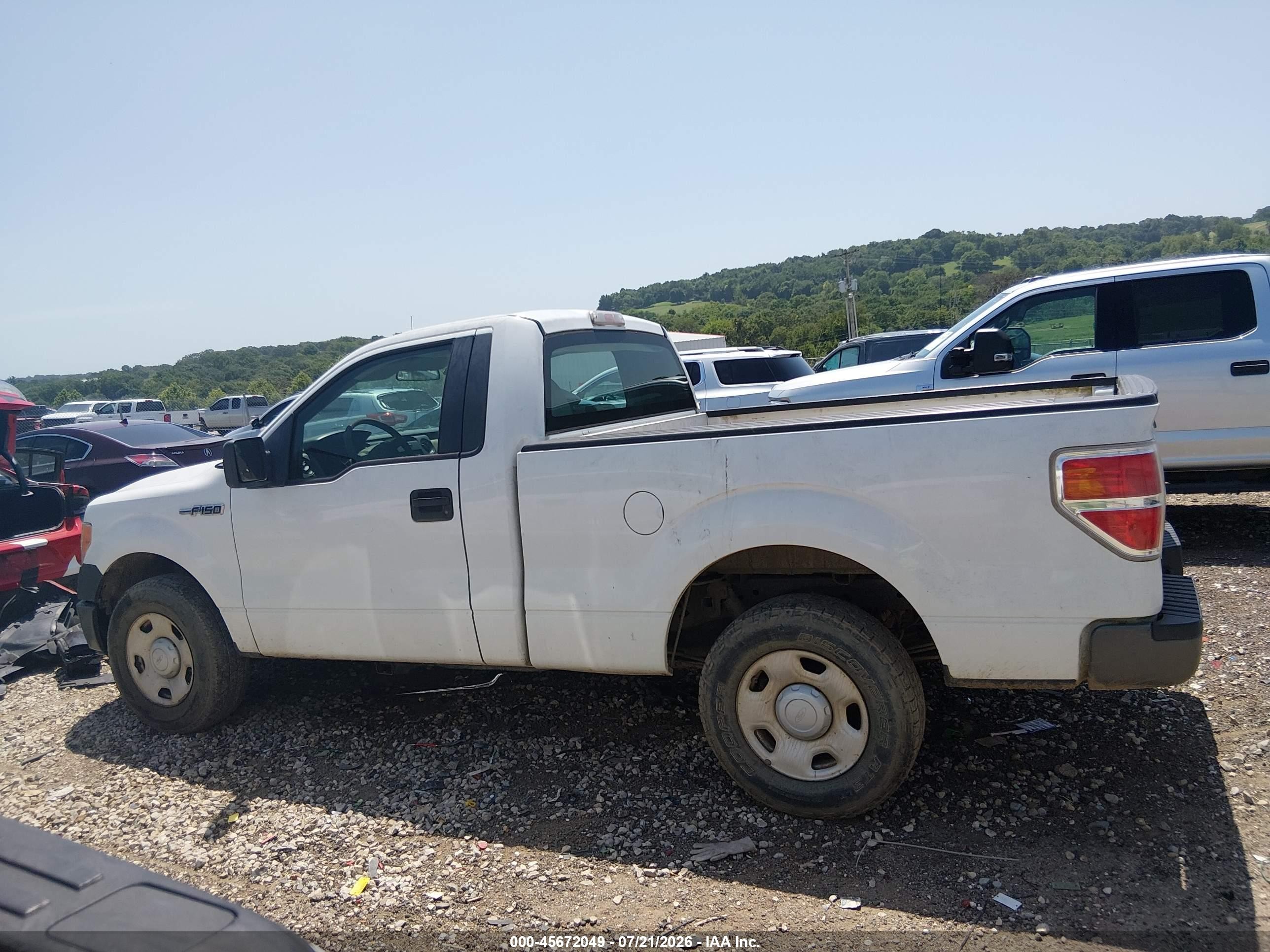 2009 Ford F-150 Stx/xl/xl W/midbox Prep/xlt/xlt W/midbox Prep Белый vin: 1FTRF12W59KC60893