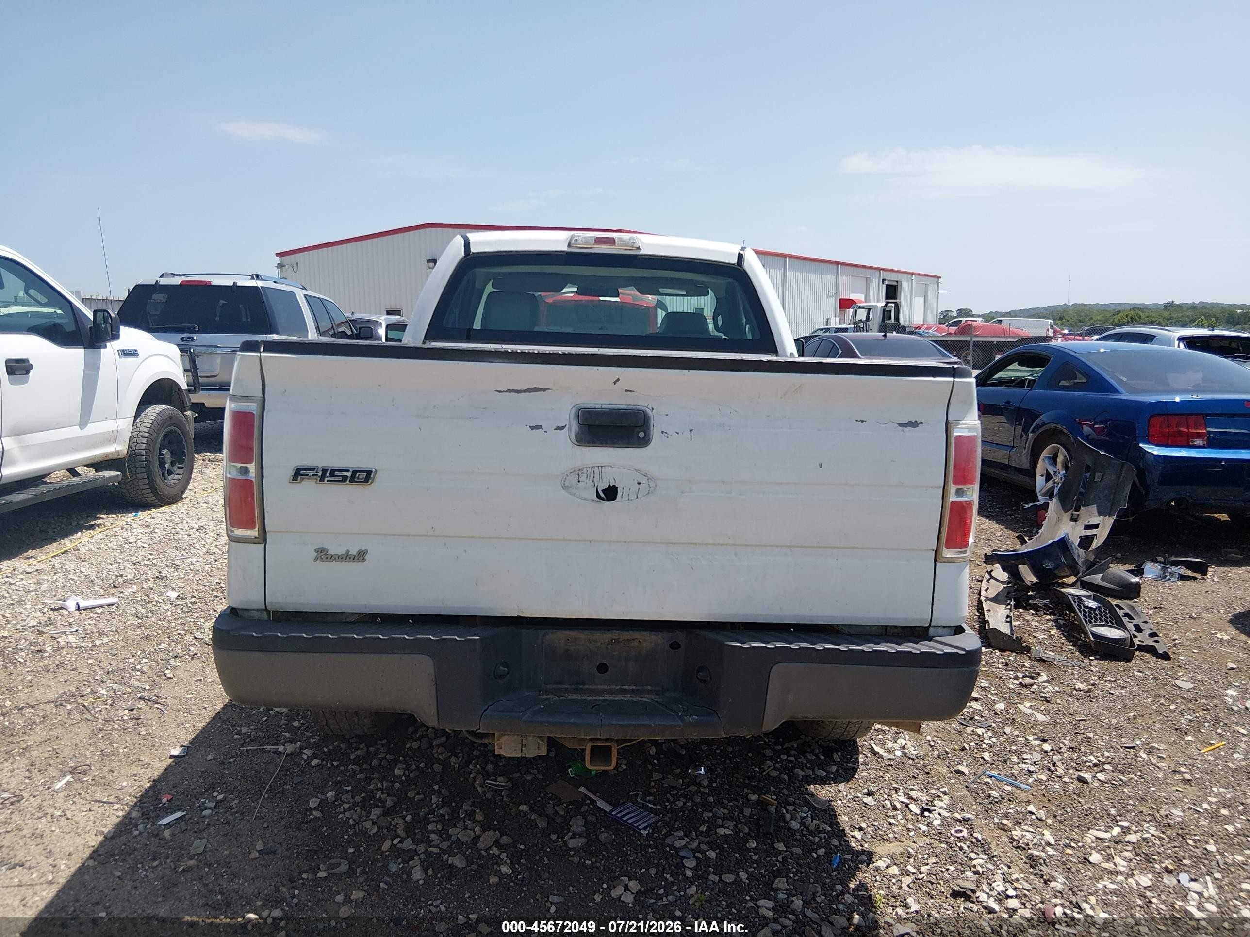 2009 Ford F-150 Stx/xl/xl W/midbox Prep/xlt/xlt W/midbox Prep Белый vin: 1FTRF12W59KC60893