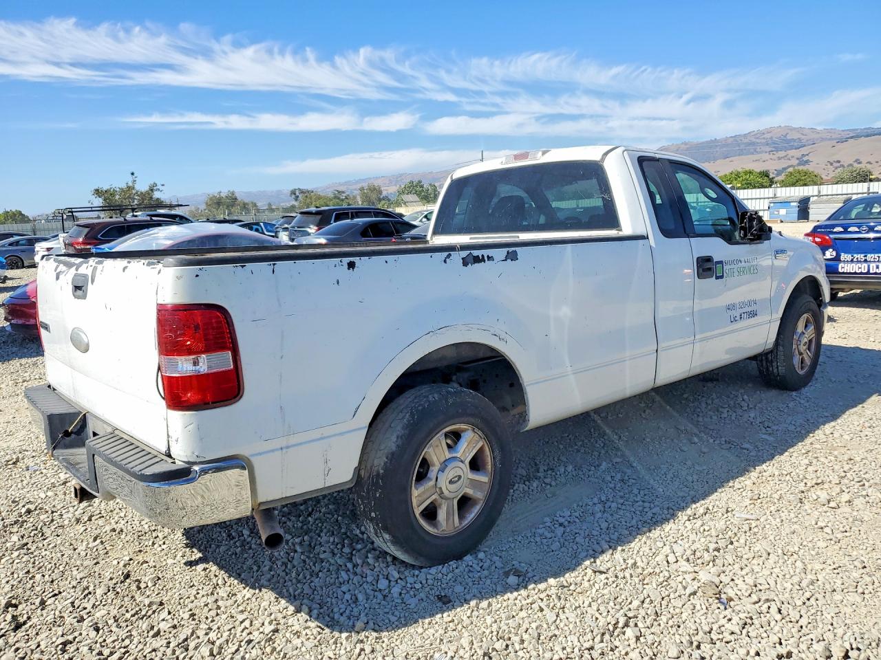 2004 Ford F150 White vin: 1FTRF12W64NA78451