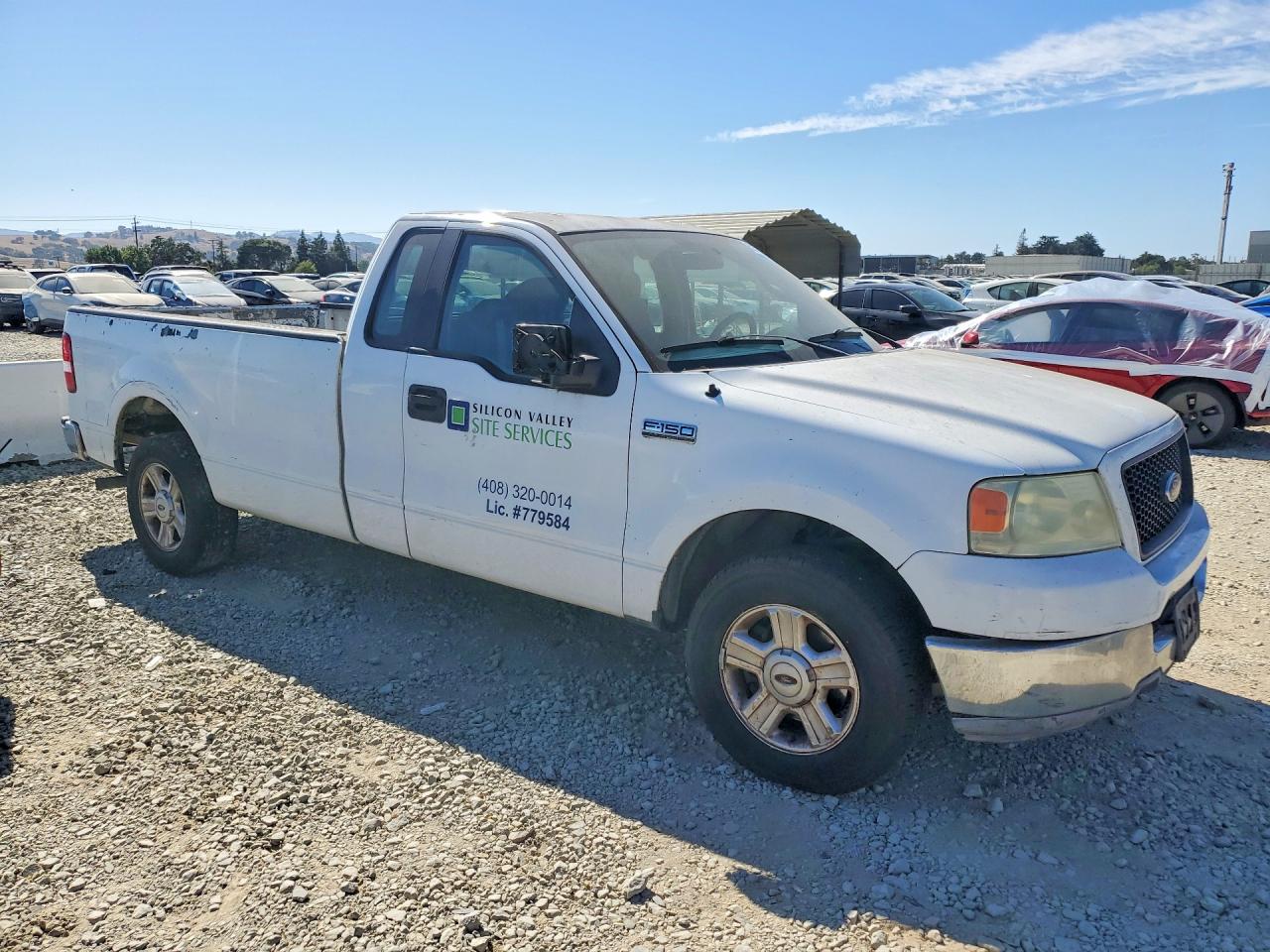 2004 Ford F150 White vin: 1FTRF12W64NA78451