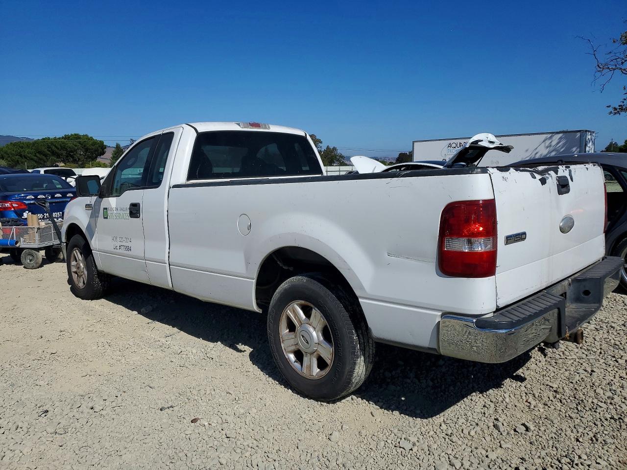 2004 Ford F150 White vin: 1FTRF12W64NA78451