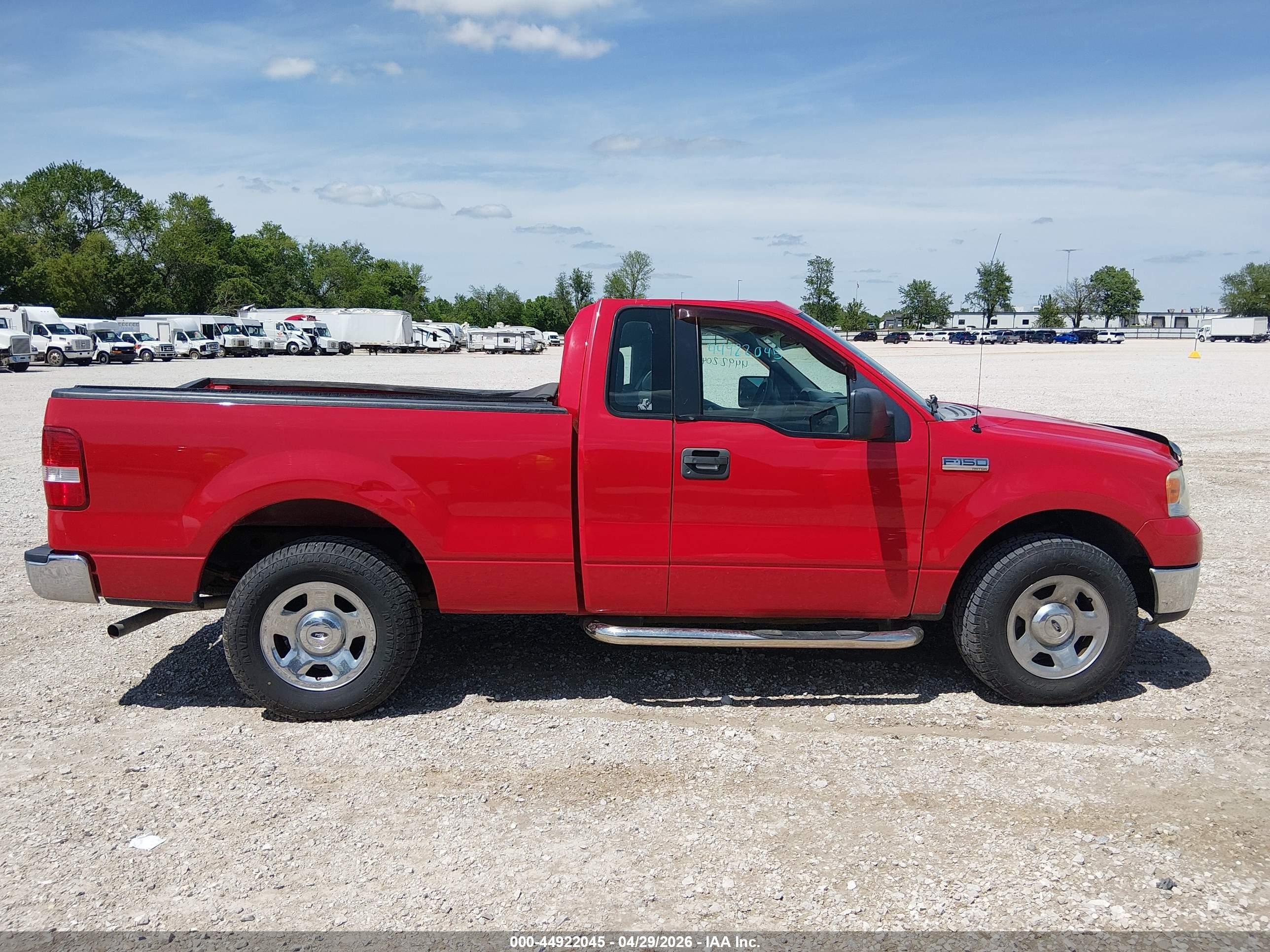 2005 Ford F-150 Stx/xl/xlt Red vin: 1FTRF12W65KF11401
