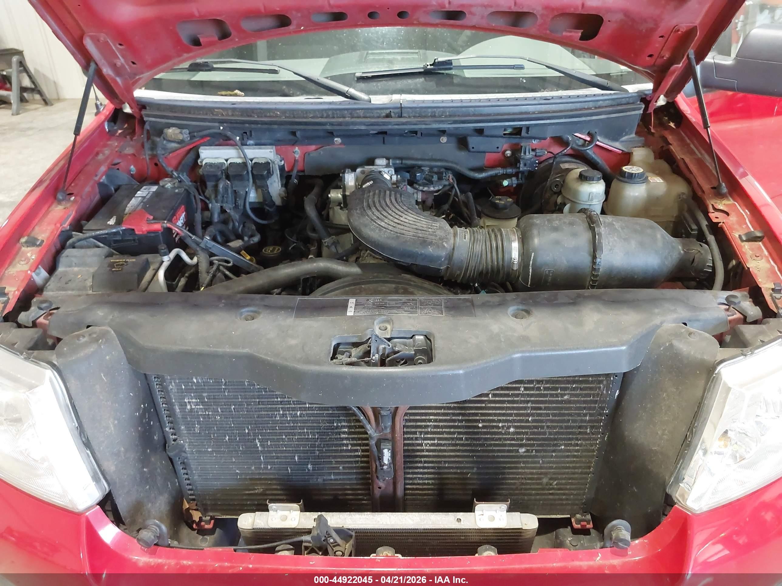 2005 Ford F-150 Stx/xl/xlt Red vin: 1FTRF12W65KF11401