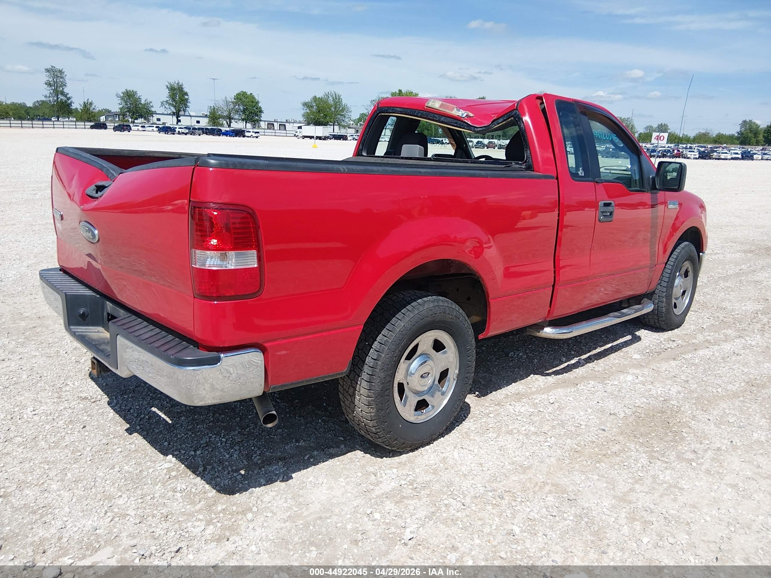2005 Ford F-150 Stx/xl/xlt Red vin: 1FTRF12W65KF11401