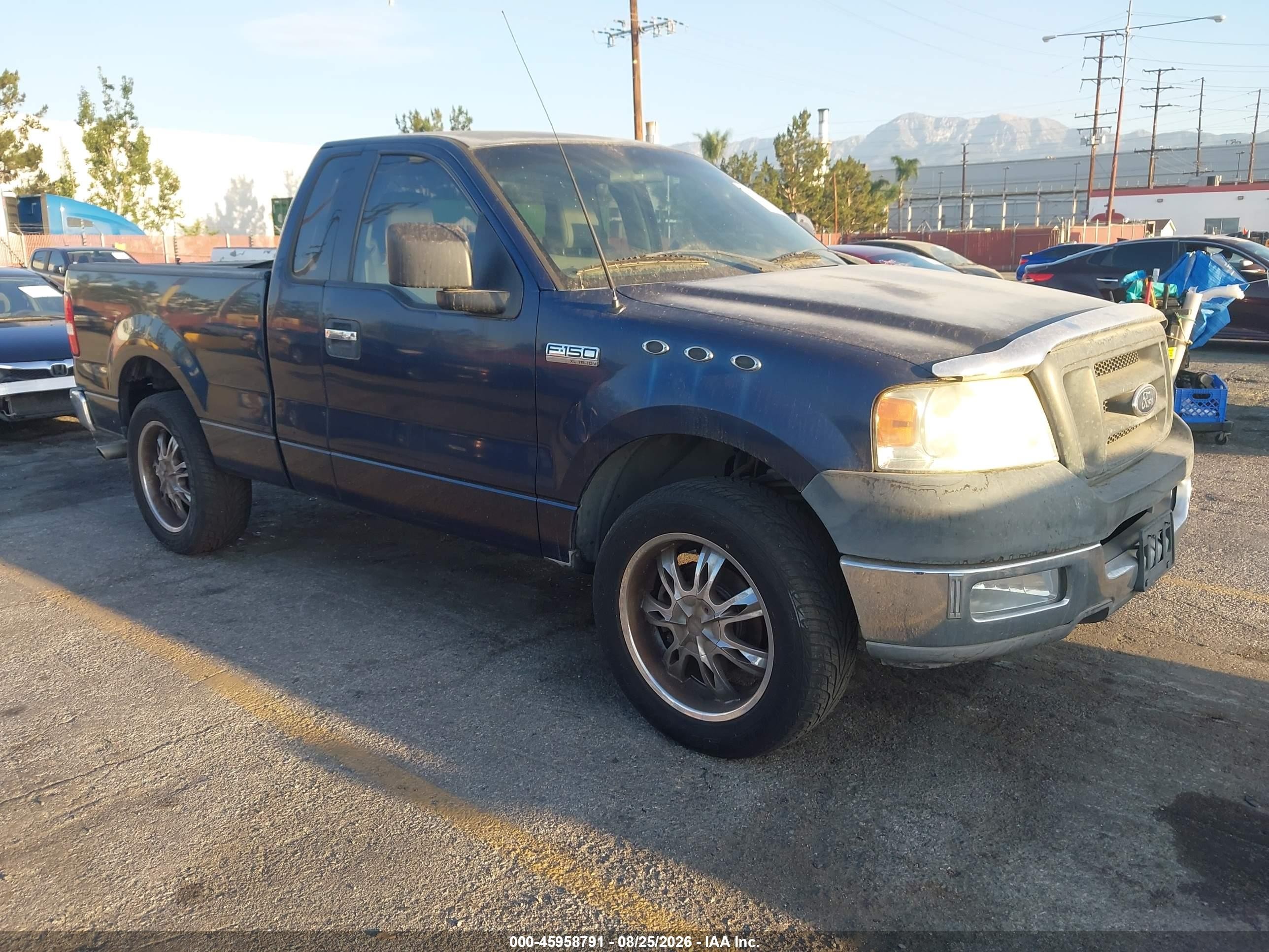 2005 Ford F-150 Stx/xl/xlt Dark Blue vin: 1FTRF12W65NA26769