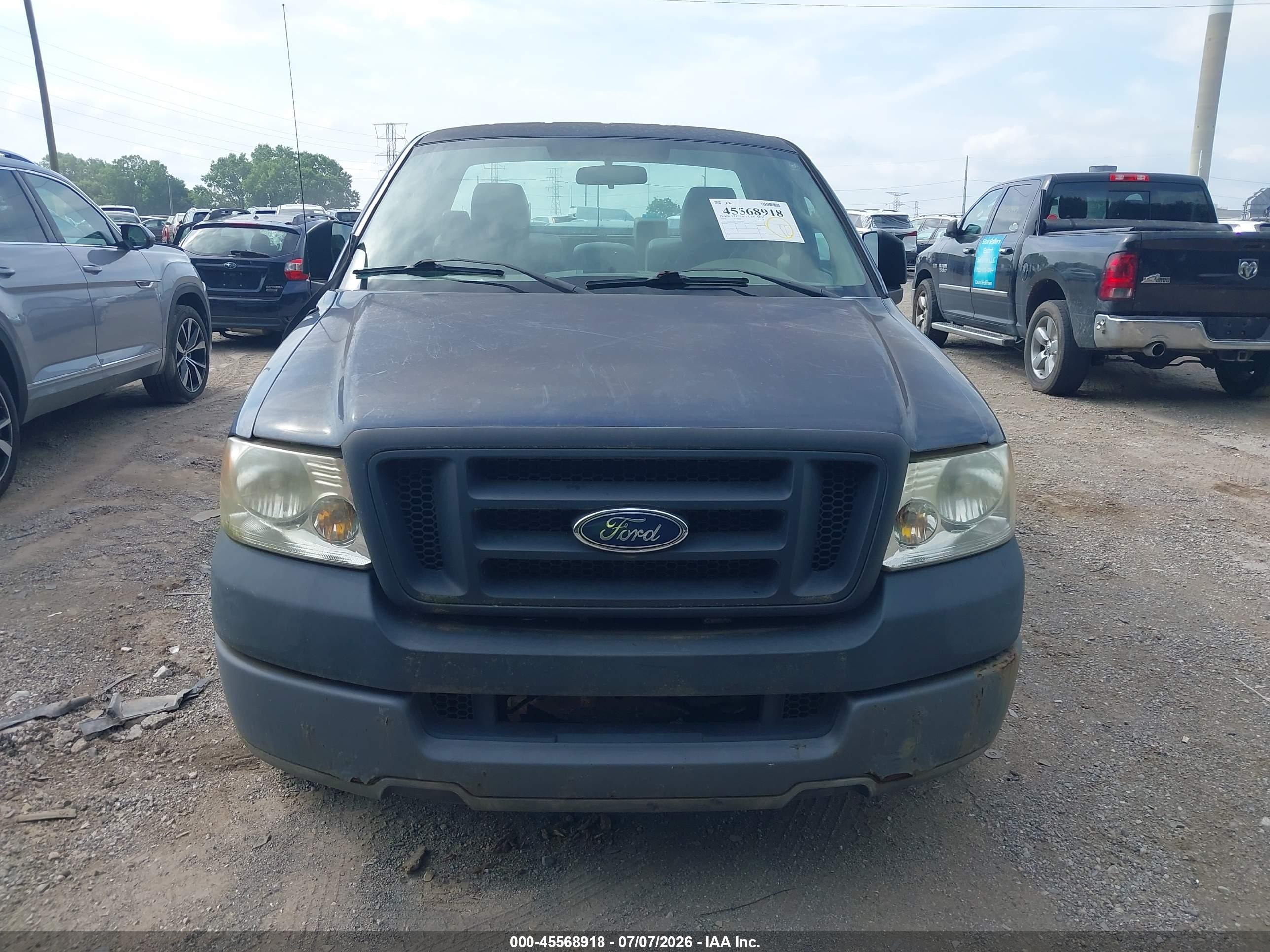 2005 Ford F-150 Stx/xl/xlt Синий vin: 1FTRF12W65NA41420