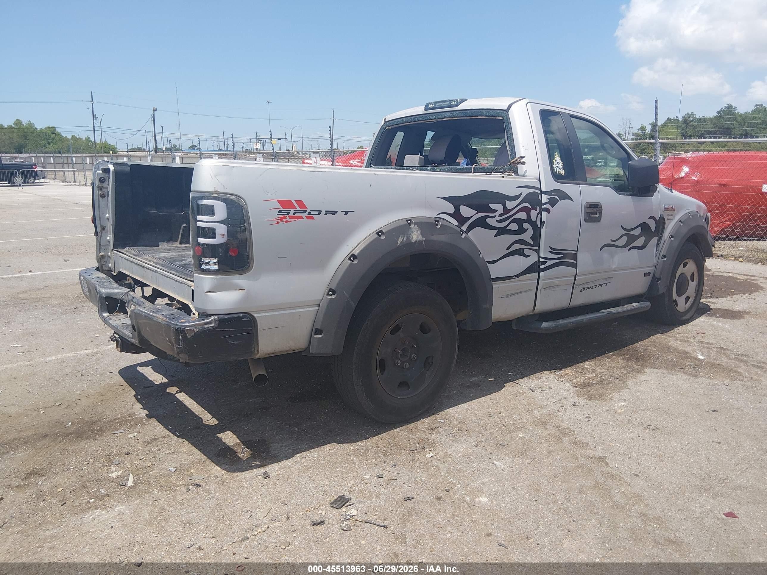 2005 Ford F-150 Stx/xl/xlt Silver vin: 1FTRF12W65NB42196