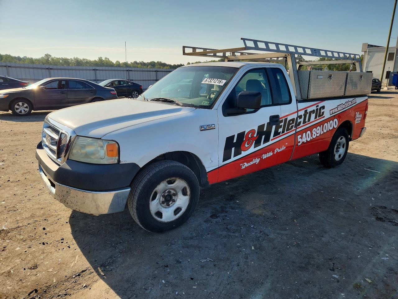 2008 Ford F150 Белый vin: 1FTRF12W68KC88782