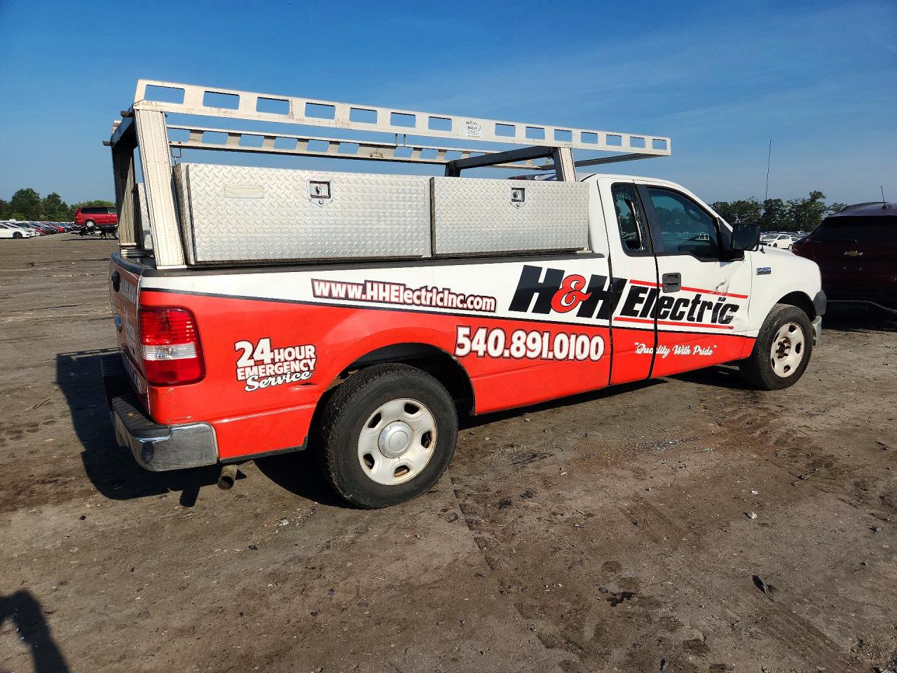 2008 Ford F150 Белый vin: 1FTRF12W68KC88782