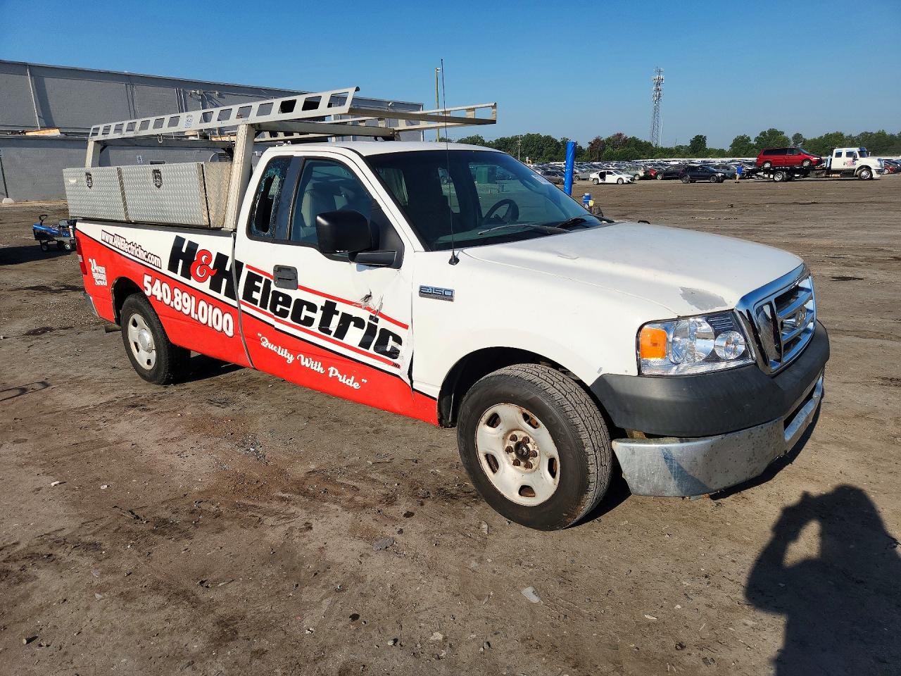 2008 Ford F150 Белый vin: 1FTRF12W68KC88782