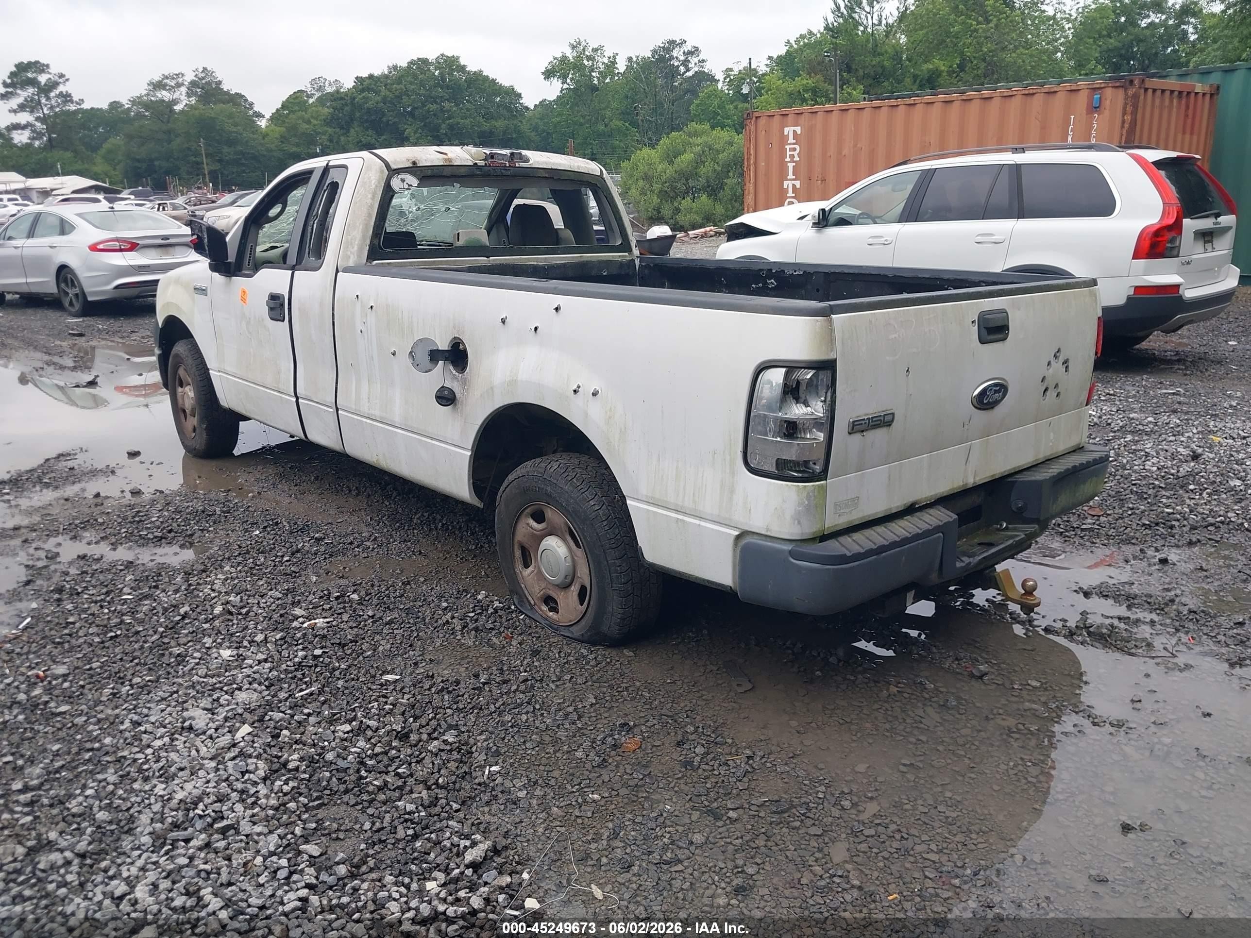 2008 Ford F-150 Fx2/stx/xl/xlt White vin: 1FTRF12W68KD02082