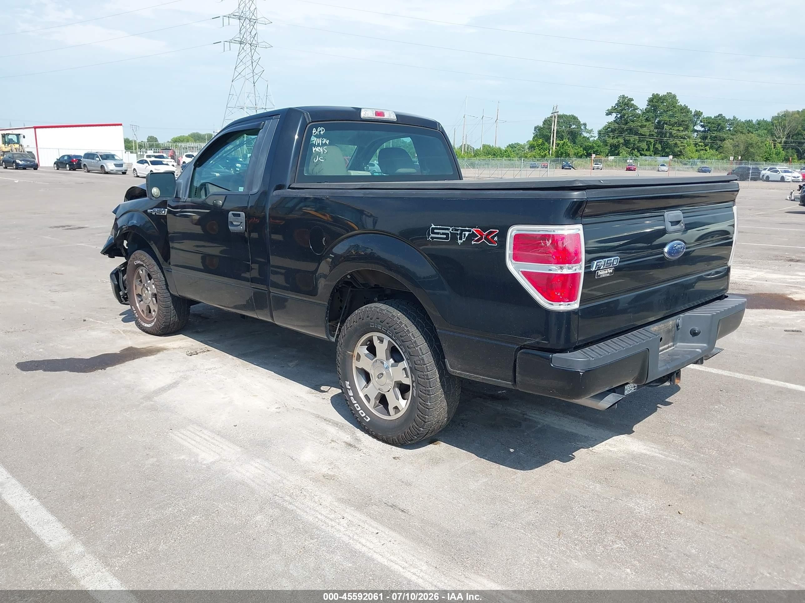 2009 Ford F-150 Stx/xl/xl W/midbox Prep/xlt/xlt W/midbox Prep Black vin: 1FTRF12W69KB37345