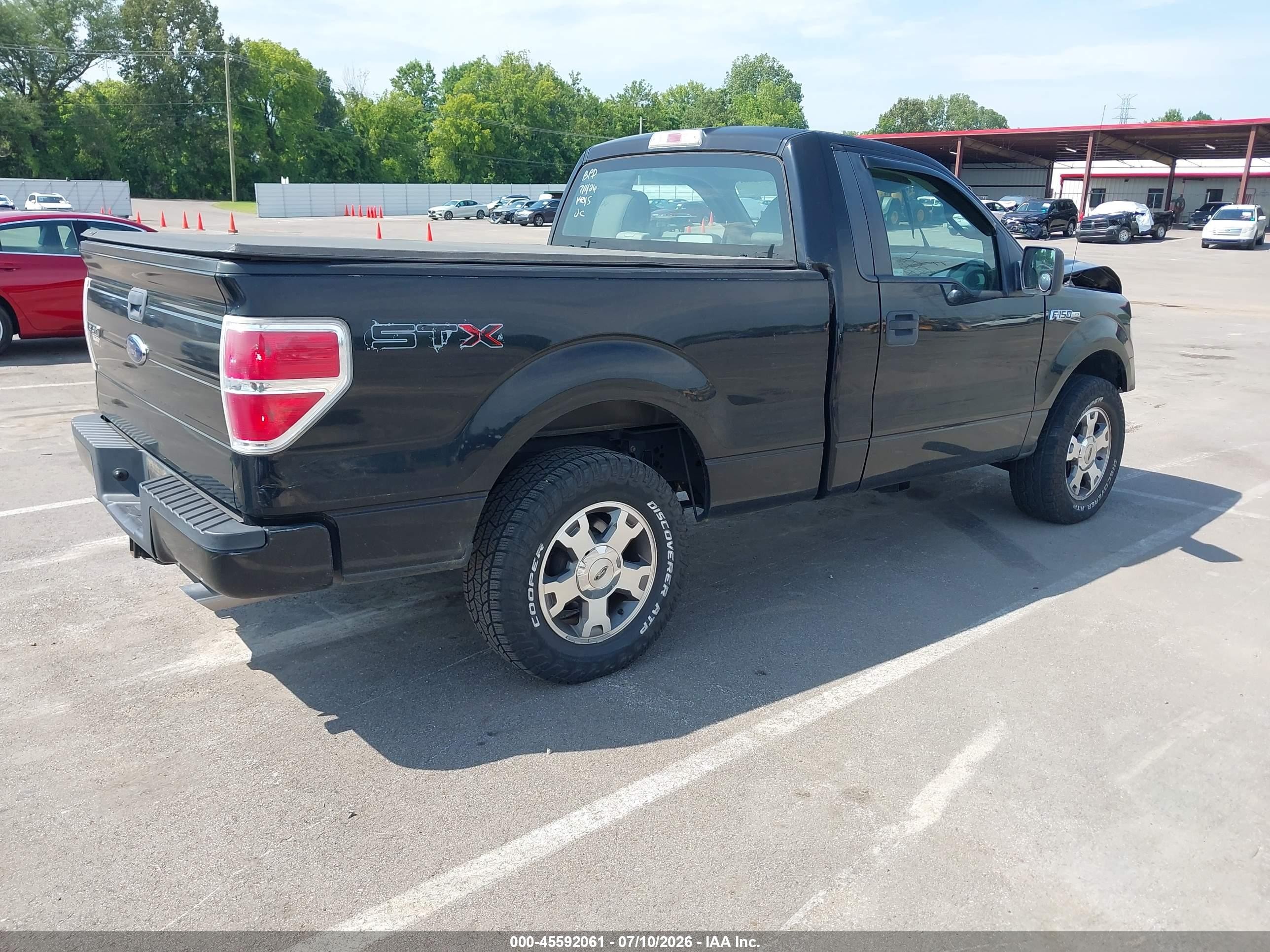 2009 Ford F-150 Stx/xl/xl W/midbox Prep/xlt/xlt W/midbox Prep Black vin: 1FTRF12W69KB37345