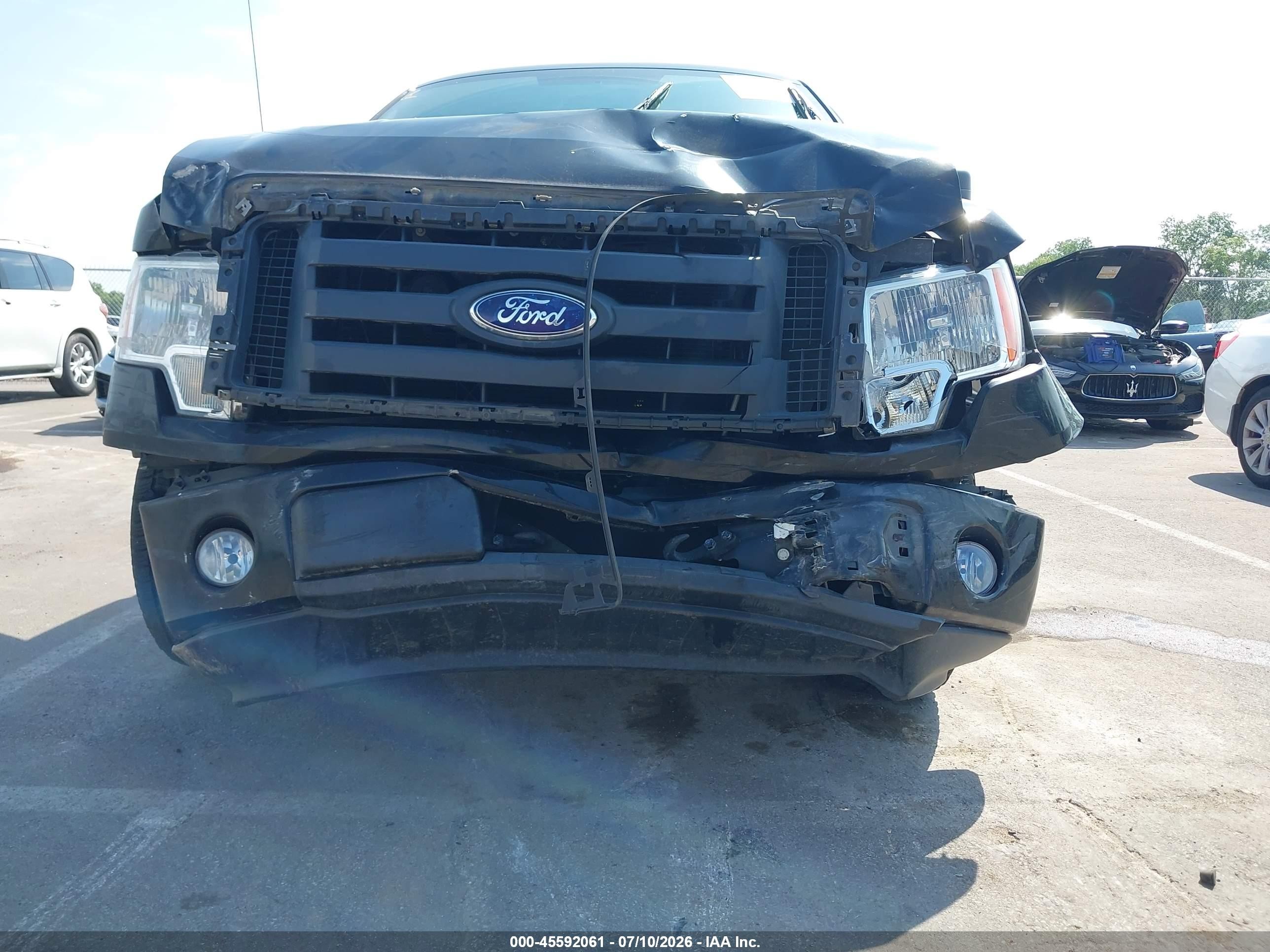 2009 Ford F-150 Stx/xl/xl W/midbox Prep/xlt/xlt W/midbox Prep Black vin: 1FTRF12W69KB37345