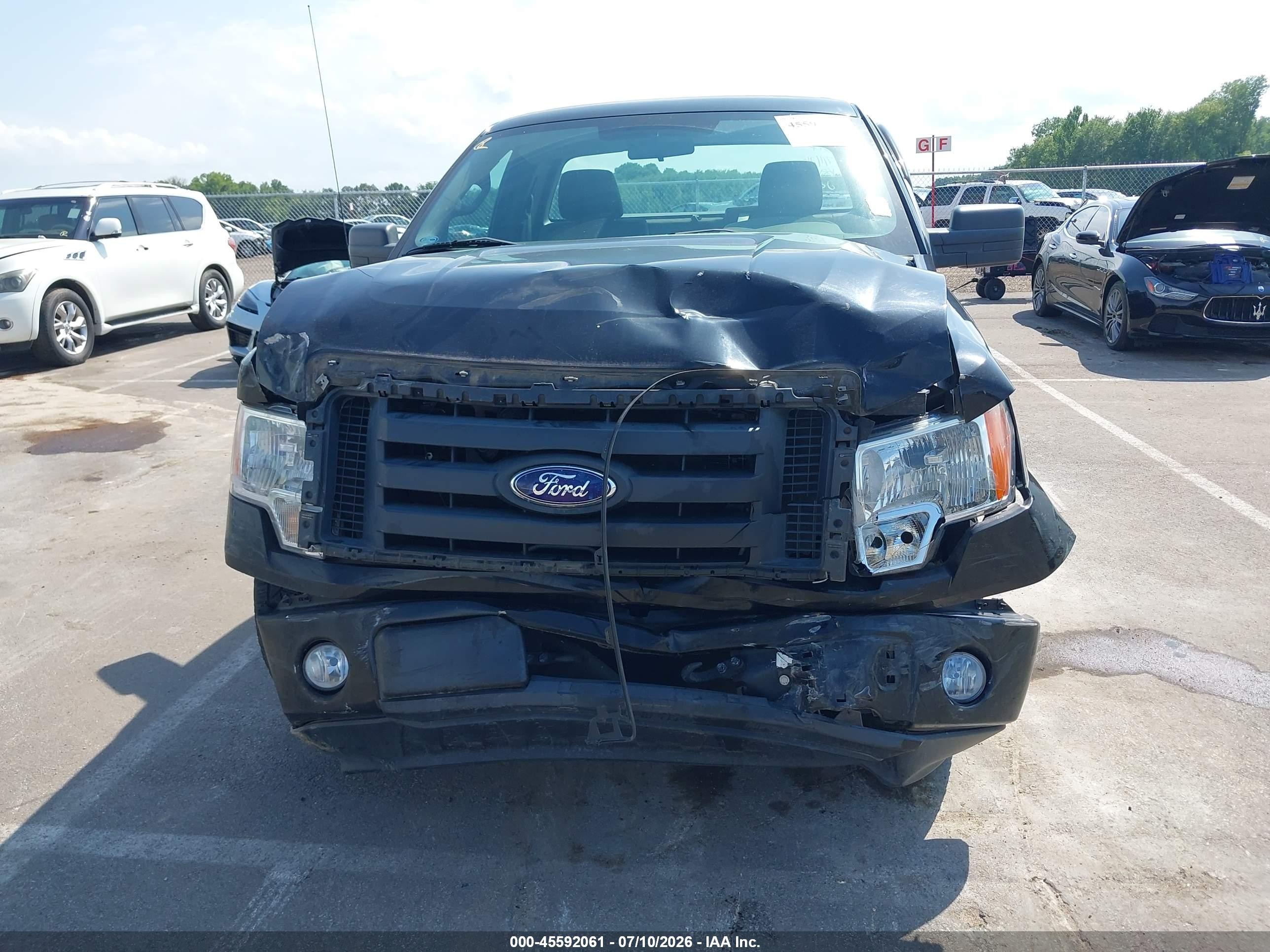 2009 Ford F-150 Stx/xl/xl W/midbox Prep/xlt/xlt W/midbox Prep Black vin: 1FTRF12W69KB37345