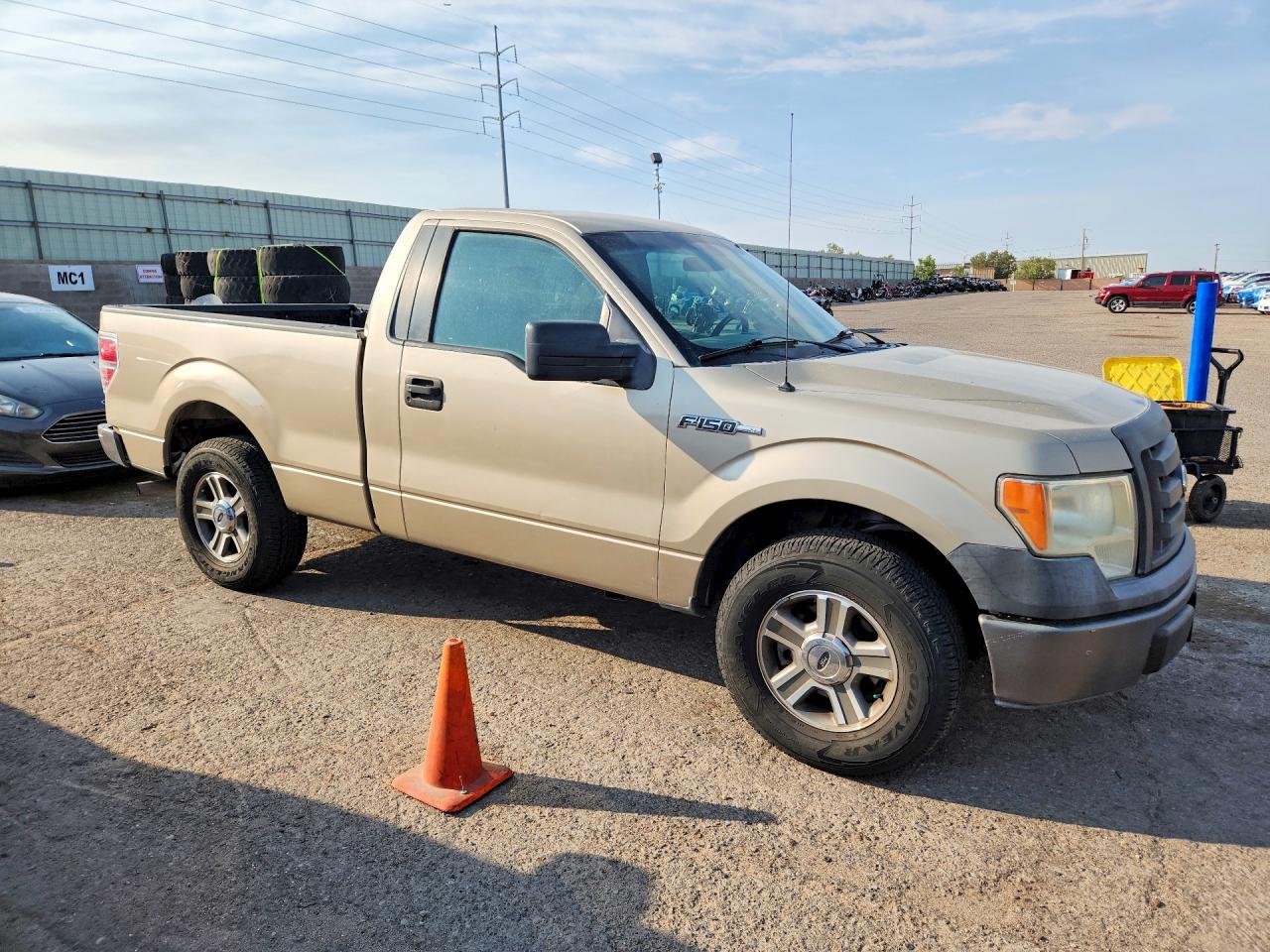 2009 Ford F-150 Beige vin: 1FTRF12W69KB56798