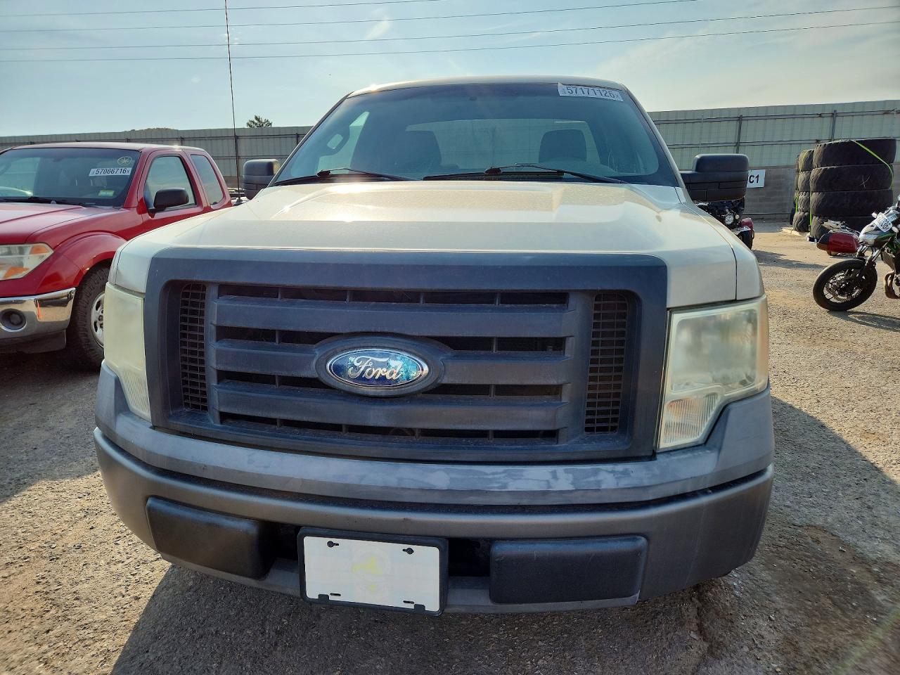 2009 Ford F-150 Beige vin: 1FTRF12W69KB56798