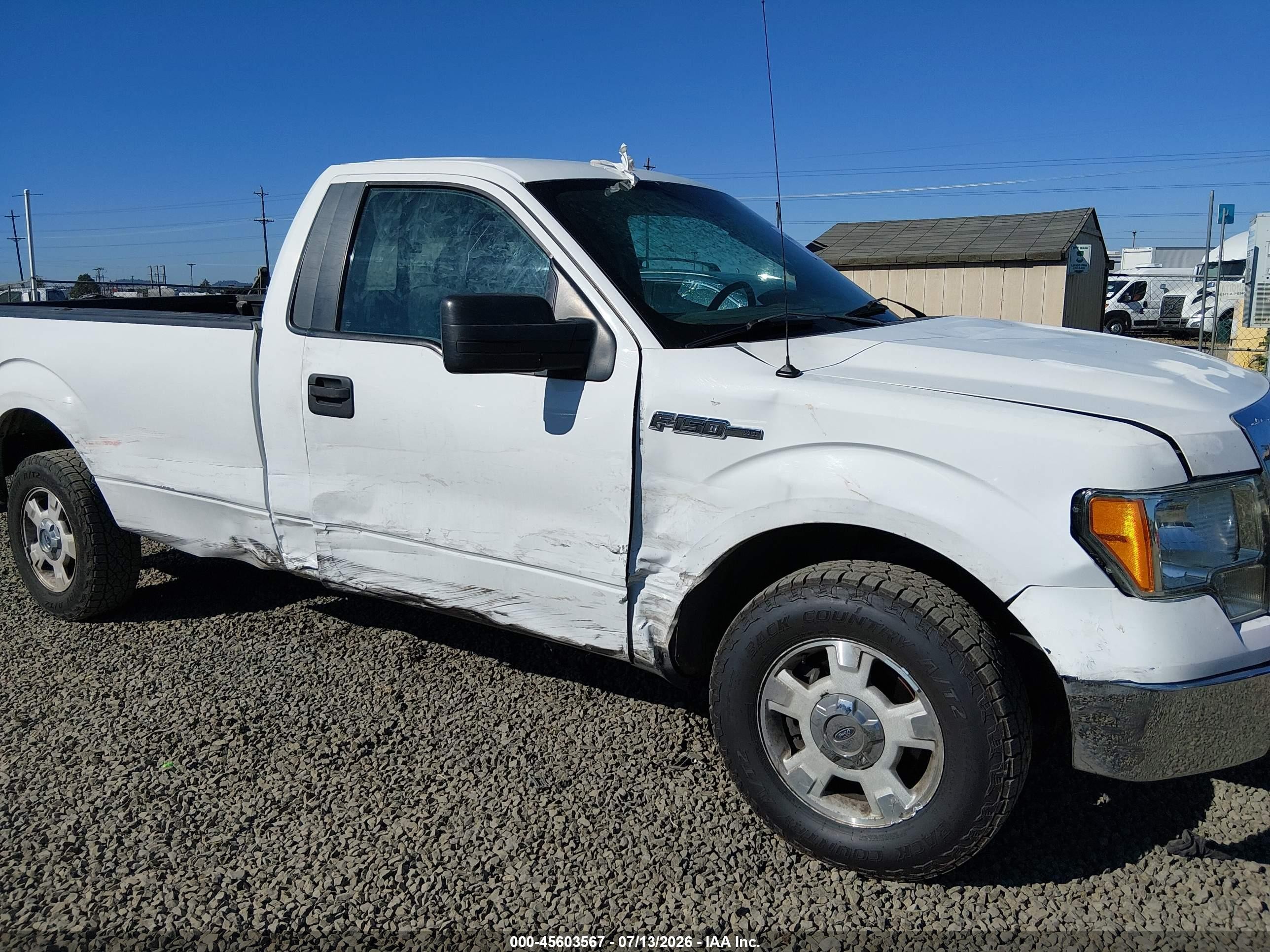 2009 Ford F-150 Stx/xl/xl W/midbox Prep/xlt/xlt W/midbox Prep White vin: 1FTRF12W69KB67686
