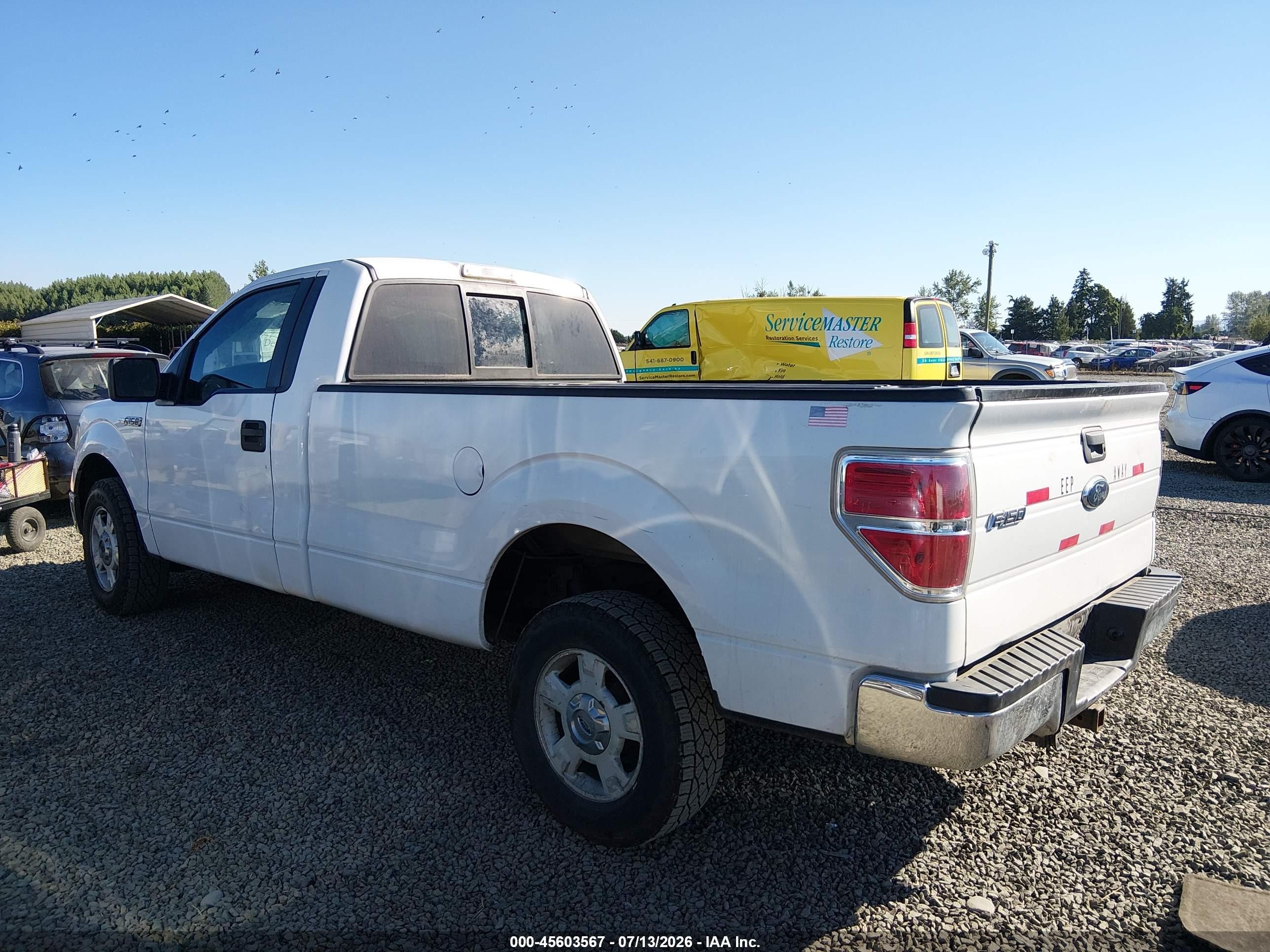 2009 Ford F-150 Stx/xl/xl W/midbox Prep/xlt/xlt W/midbox Prep White vin: 1FTRF12W69KB67686