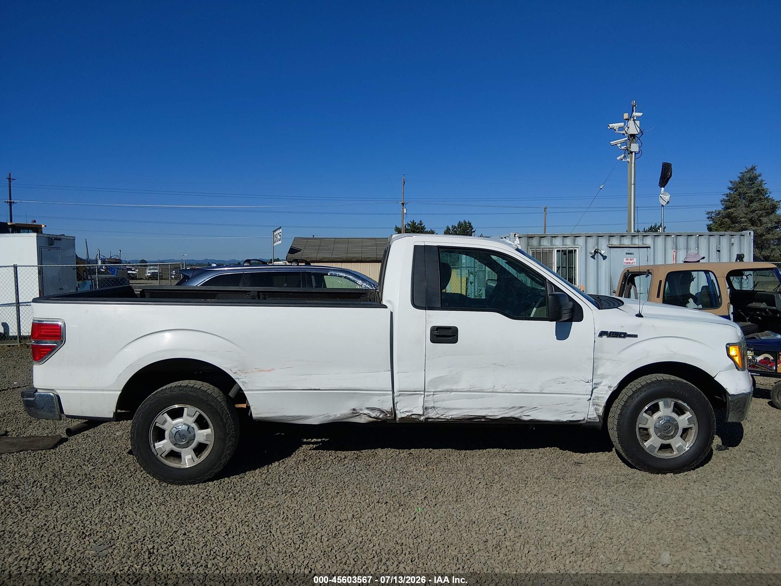 2009 Ford F-150 Stx/xl/xl W/midbox Prep/xlt/xlt W/midbox Prep White vin: 1FTRF12W69KB67686