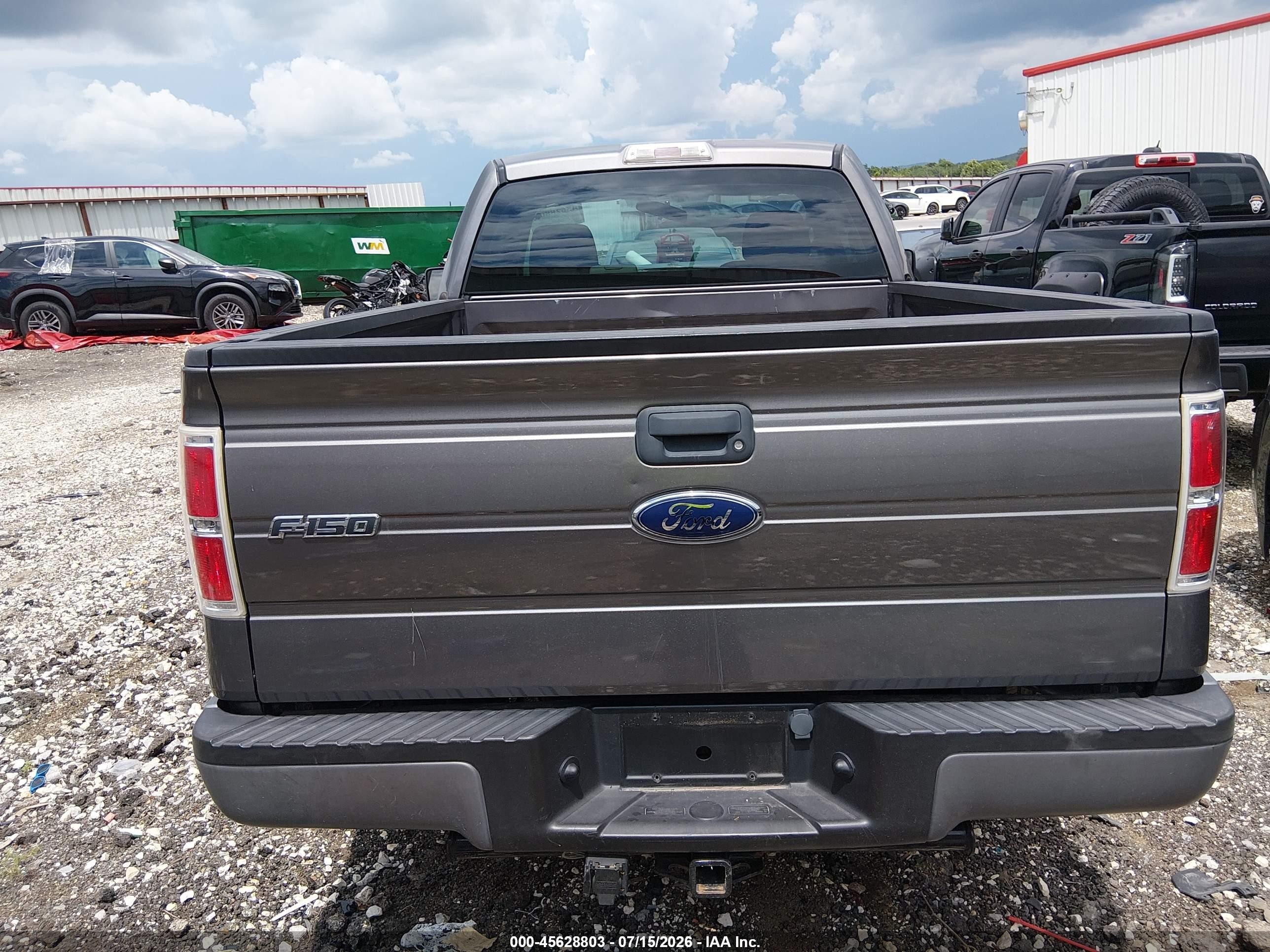 2009 Ford F-150 Stx/xl/xl W/midbox Prep/xlt/xlt W/midbox Prep Черный vin: 1FTRF12W69KC90565