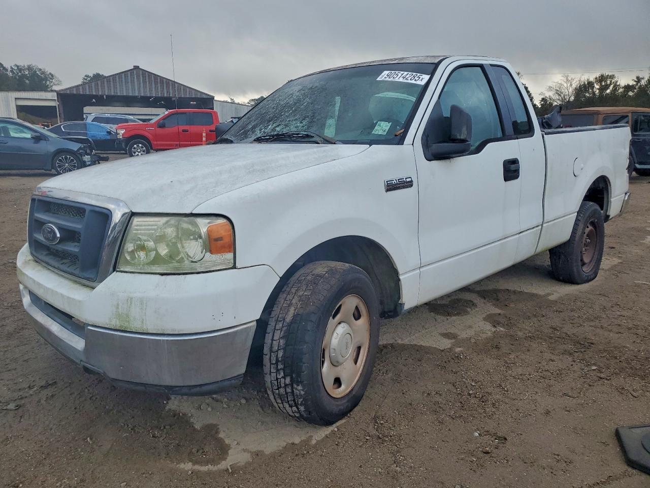 2004 Ford F-150 White vin: 1FTRF12W74NC60238
