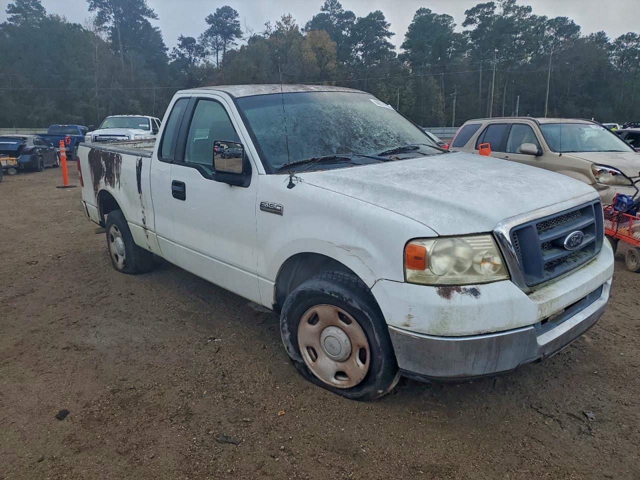 2004 Ford F-150 White vin: 1FTRF12W74NC60238