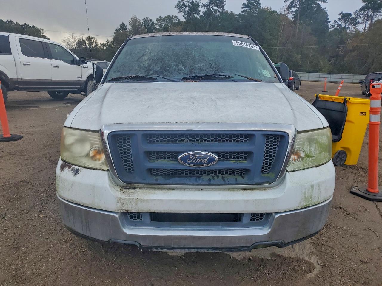 2004 Ford F-150 White vin: 1FTRF12W74NC60238
