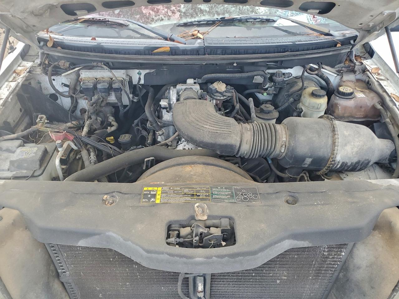 2004 Ford F-150 White vin: 1FTRF12W74NC60238