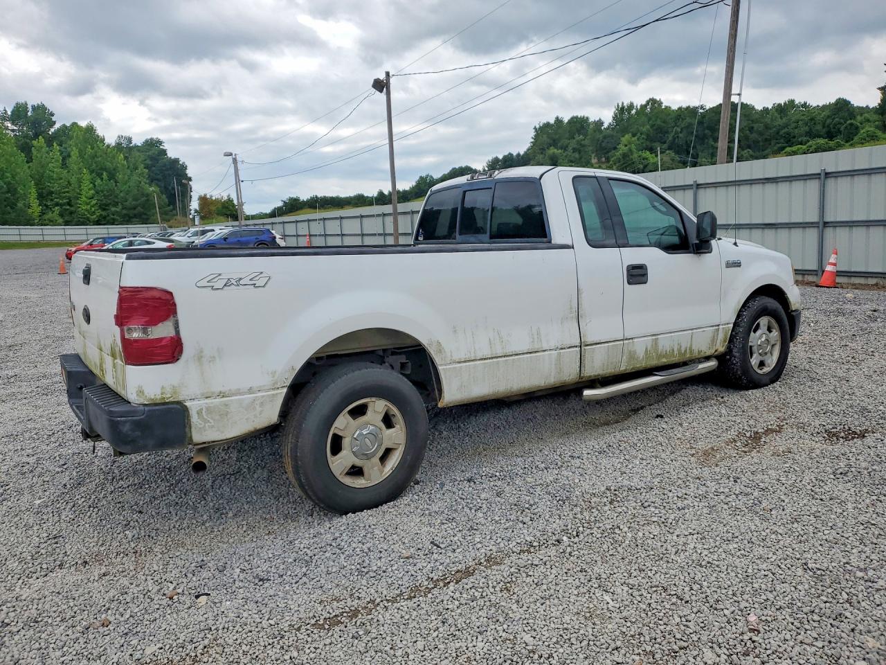 2004 Ford F150 White vin: 1FTRF12W74NC65875