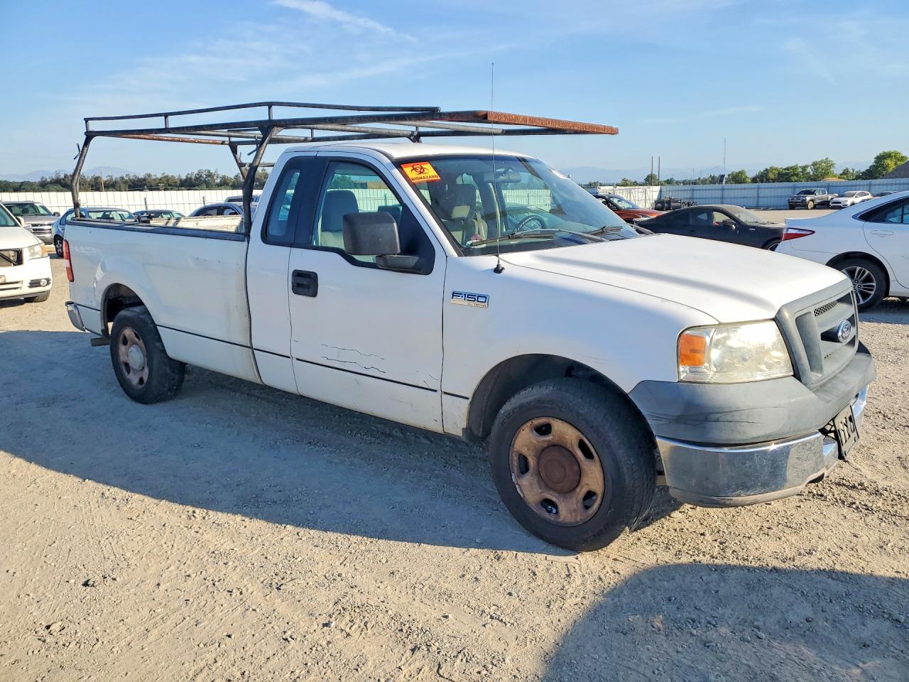 2005 Ford F150 White vin: 1FTRF12W75NA08300