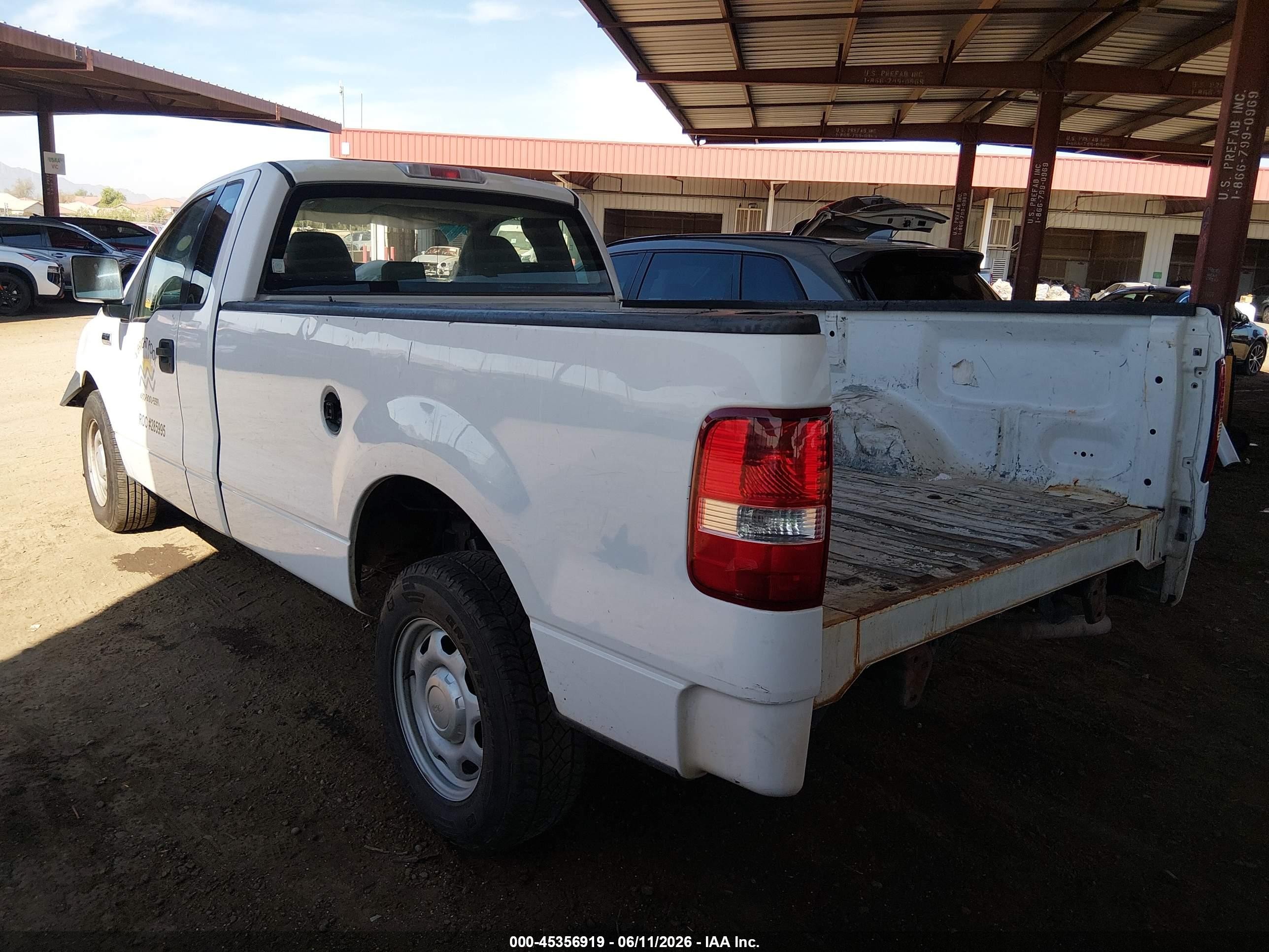 2005 Ford F-150 Stx/xl/xlt White vin: 1FTRF12W75NB27285