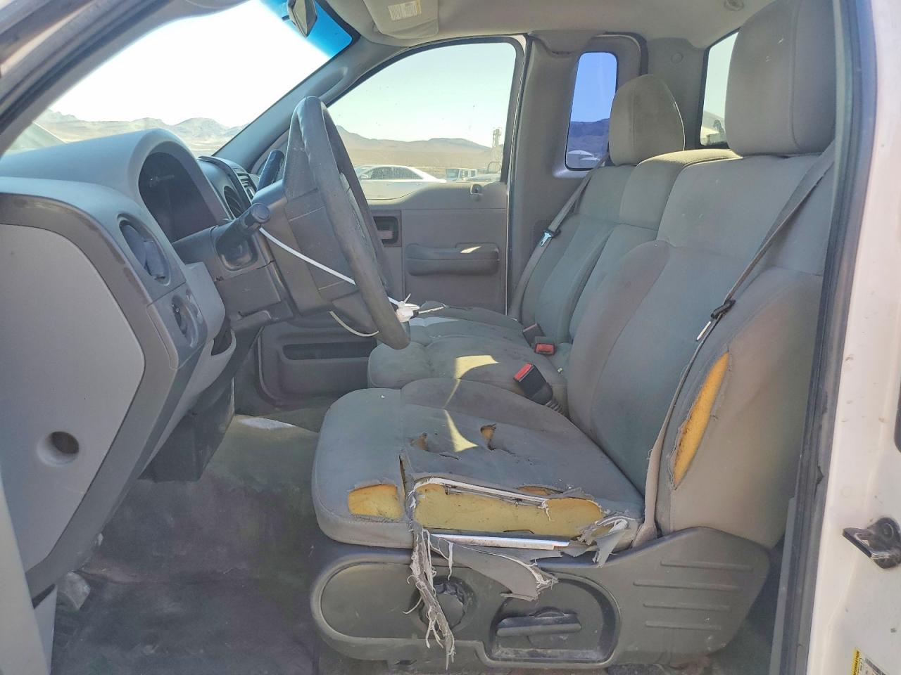 2006 Ford F150 White vin: 1FTRF12W76KC47607