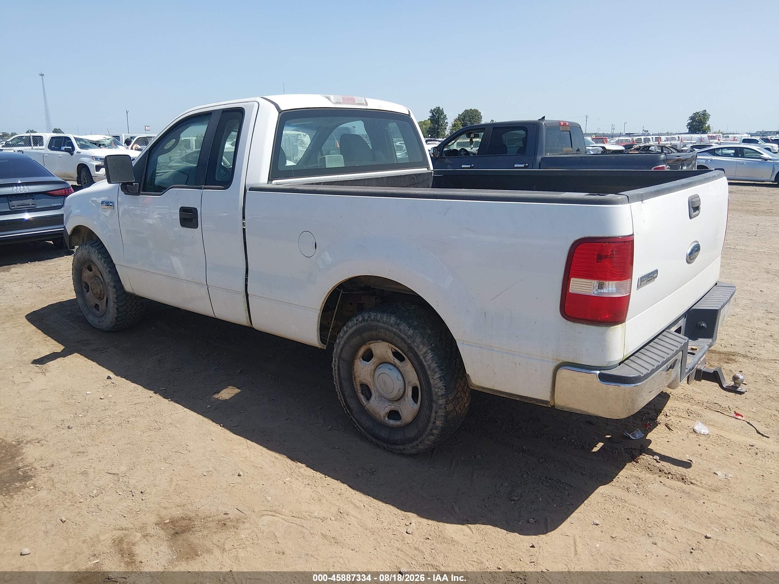 2007 Ford F-150 Stx/xl/xlt White vin: 1FTRF12W77KC55188