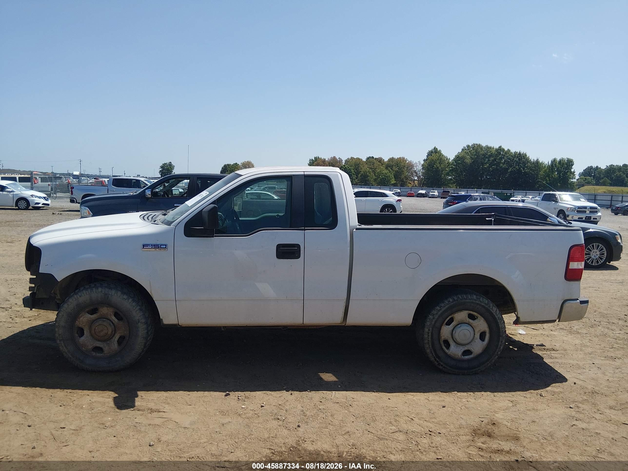 2007 Ford F-150 Stx/xl/xlt White vin: 1FTRF12W77KC55188