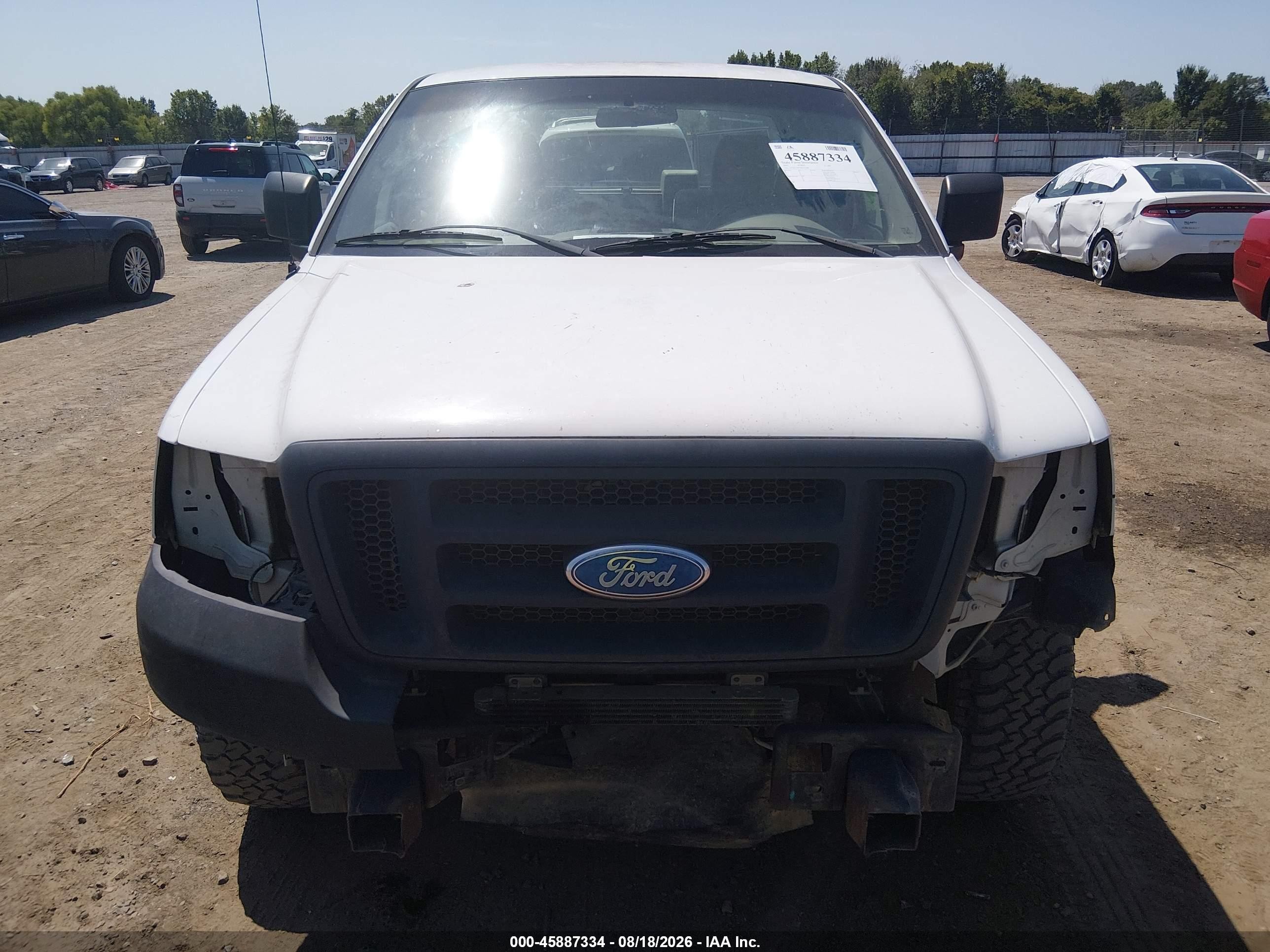 2007 Ford F-150 Stx/xl/xlt White vin: 1FTRF12W77KC55188